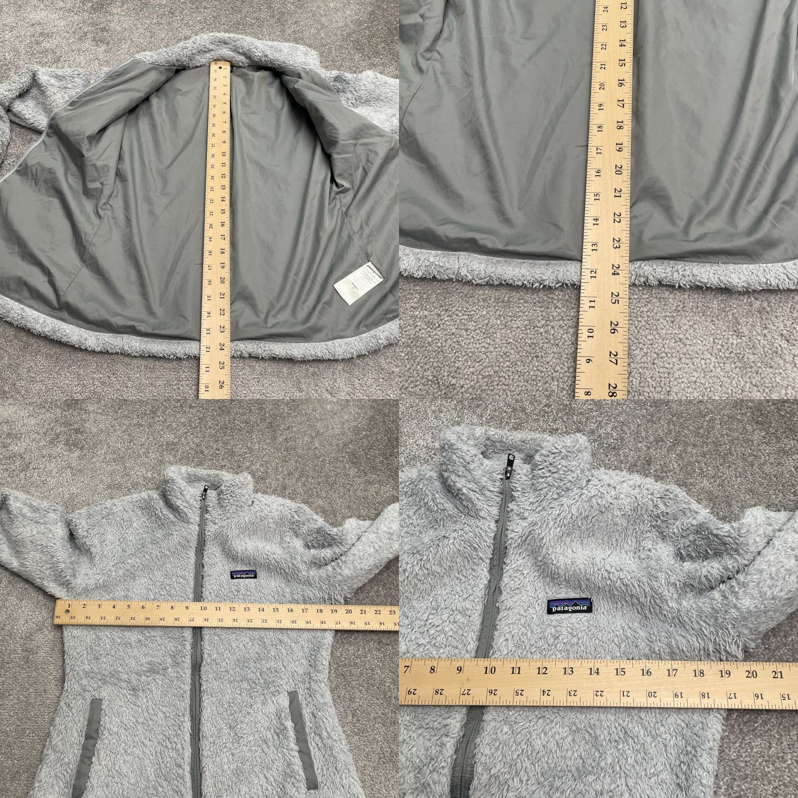 Patagonia Patagonia Los Gatos Fleece Jacket Womens Medium Gray Full Zip Pocket Outdoor Size M / US 6-8 / IT 42-44 - 9 Thumbnail