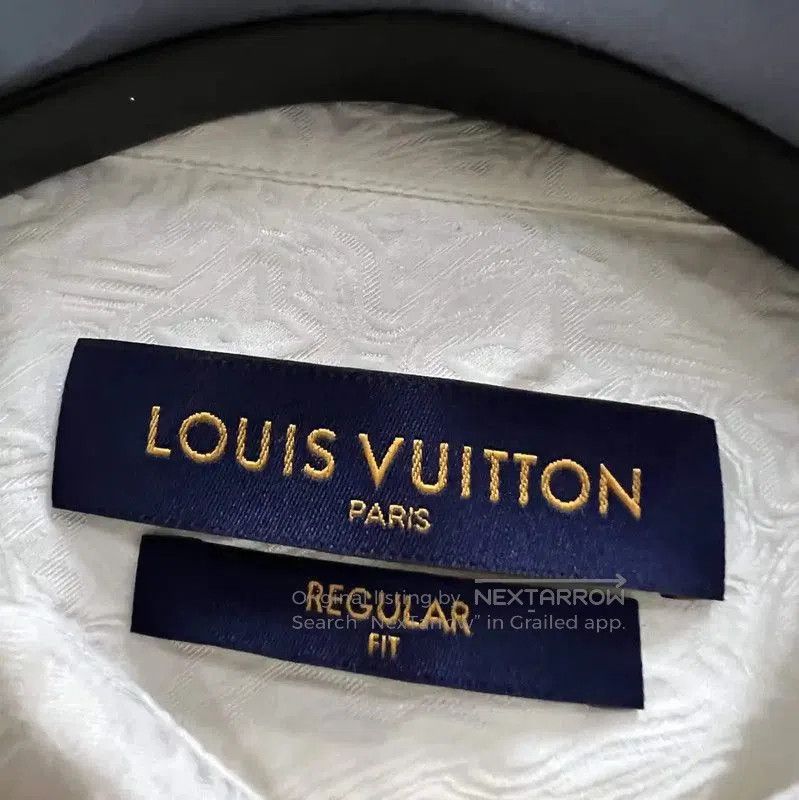 Louis Vuitton Louis Vuitton Long Sleeve White Cotton Shirt . Size US M / EU 48-50 / 2 - 3 Thumbnail