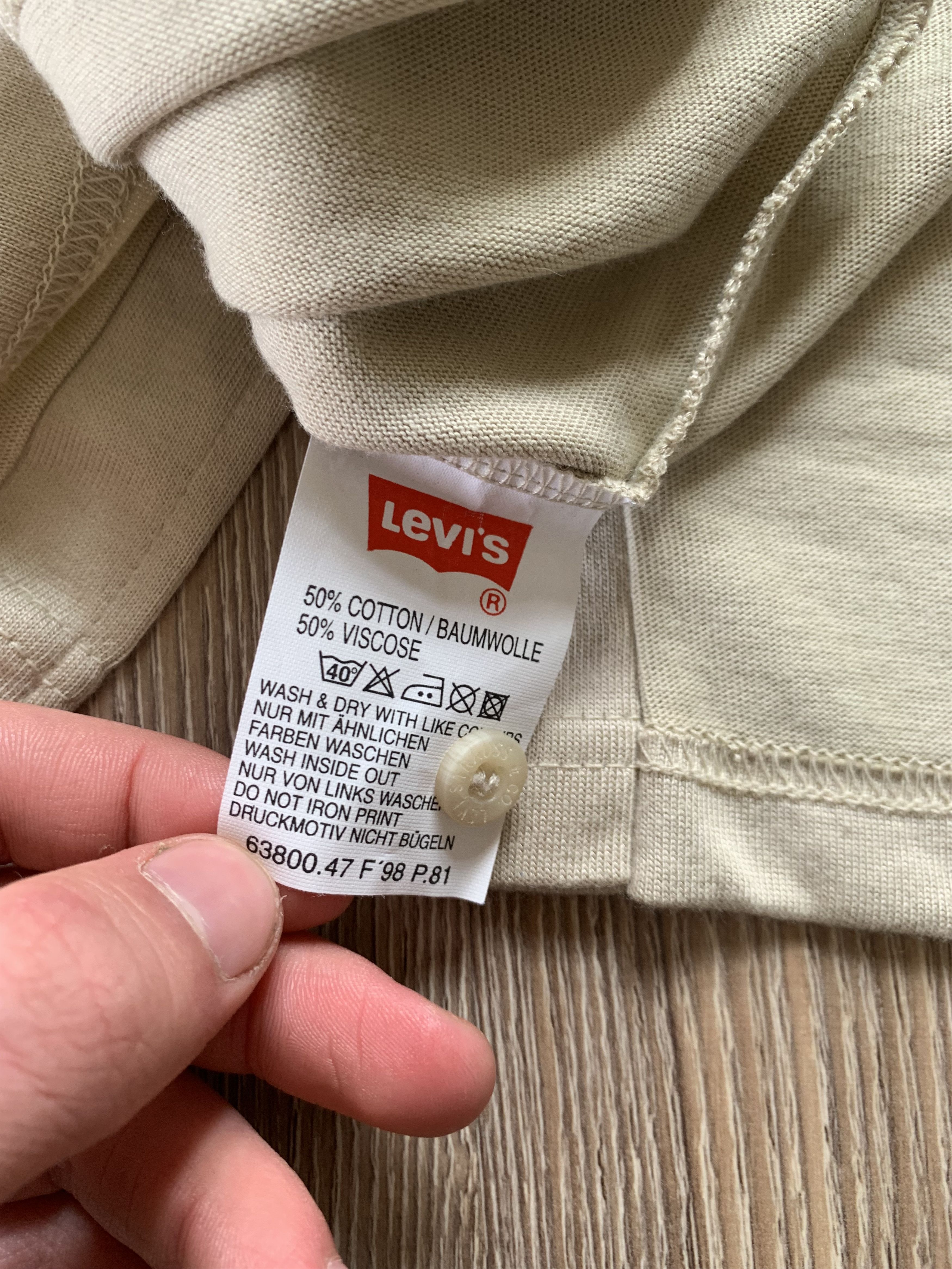 Levi's × Levi's Vintage Clothing Levi's Vintage Cotton Long Sleeve Button Up Shirt Size US XL / EU 56 / 4 - 7 Thumbnail