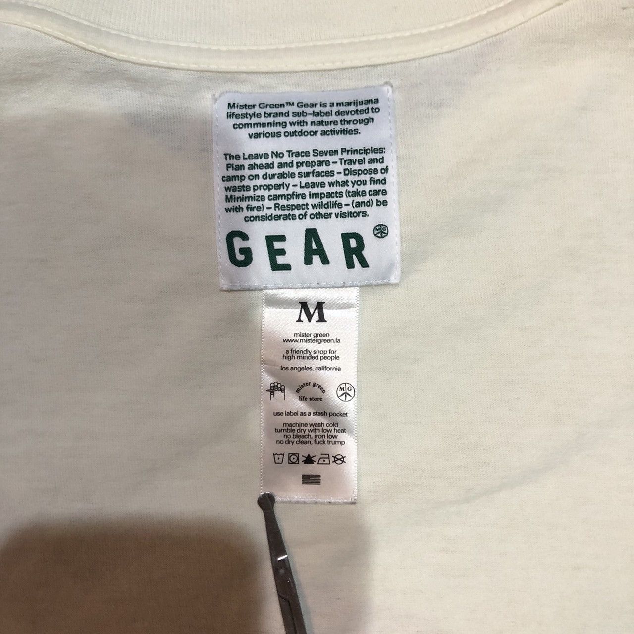 Los Angeles Apparel Mister Green Long Sleeve Jumbo Rocks Tee Size US M / EU 48-50 / 2 - 8 Thumbnail
