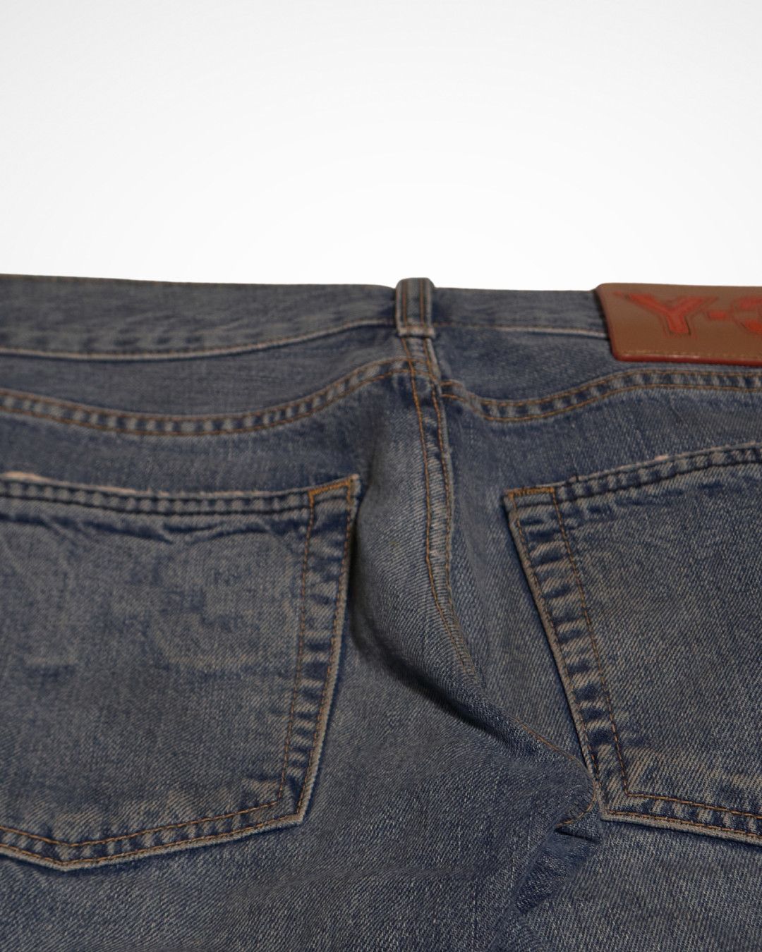 Y-3 FW06 Yohji Yamamoto Ghost Pocket Low Waist Denim Pants Size US 28 / EU 44 - 3 Thumbnail