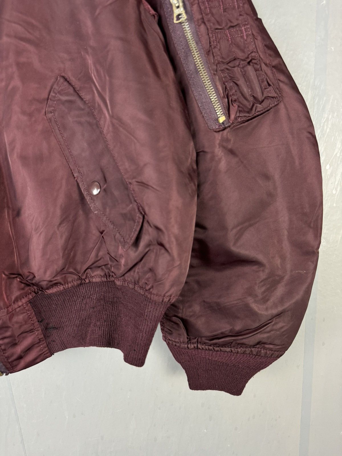 Alpha Industries VINTAGE ALPHA INDUSTRIES USAF MILITARY STYLE BOMBER JACKET Size US L / EU 52-54 / 3 - 4 Thumbnail