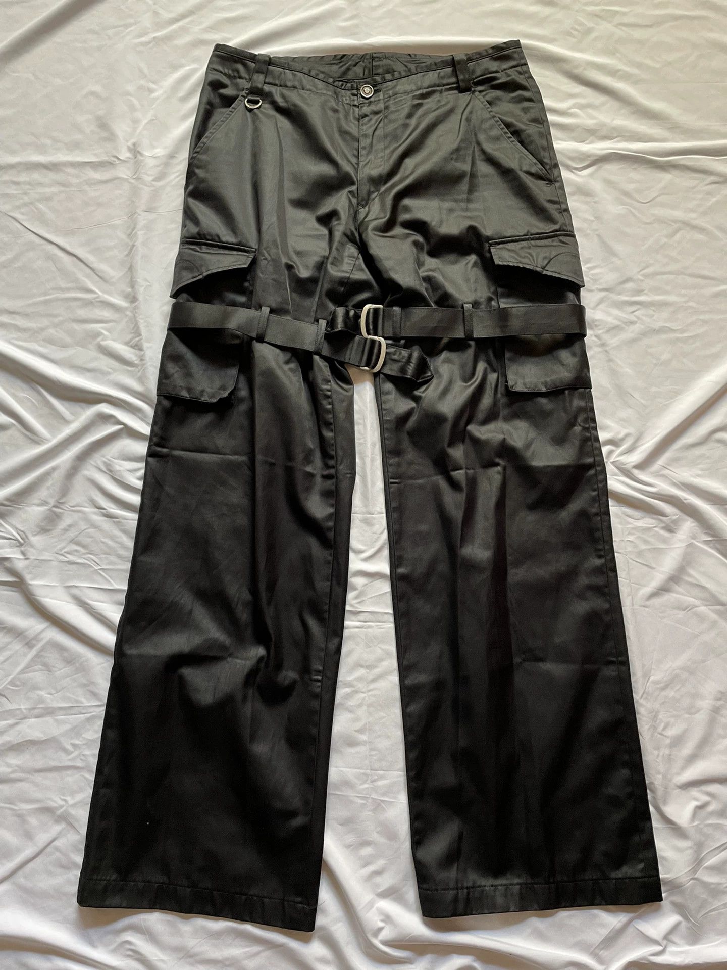 Jean Paul Gaultier black bondage trousers by jean paul gaultier Size US 31 - 1 Thumbnail