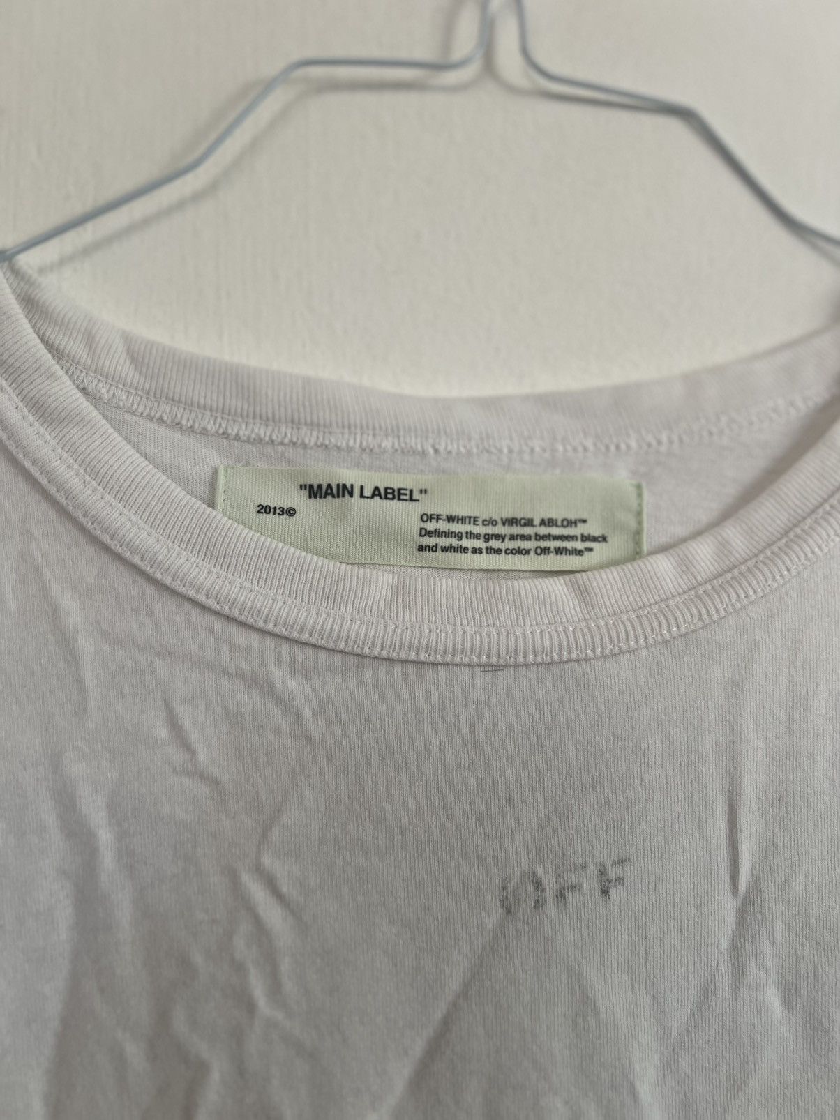 Off-White Off white Seeing Things Arrow Logo TEE Size US M / EU 48-50 / 2 - 7 Thumbnail