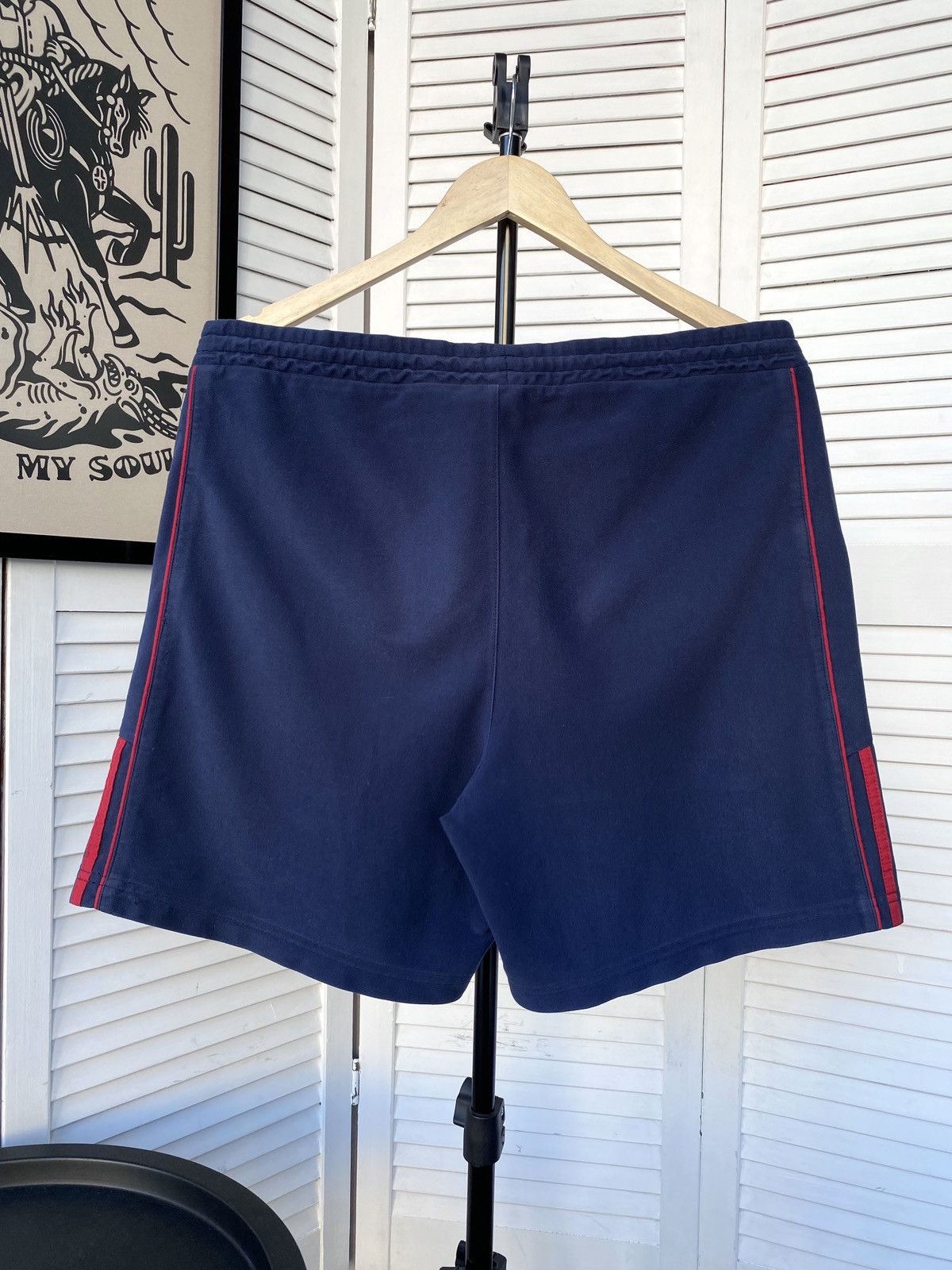 Adidas Vintage Adidas 90s Real Federacion Espanola Soccer Shorts Size US 30 / EU 46 - 2 Thumbnail