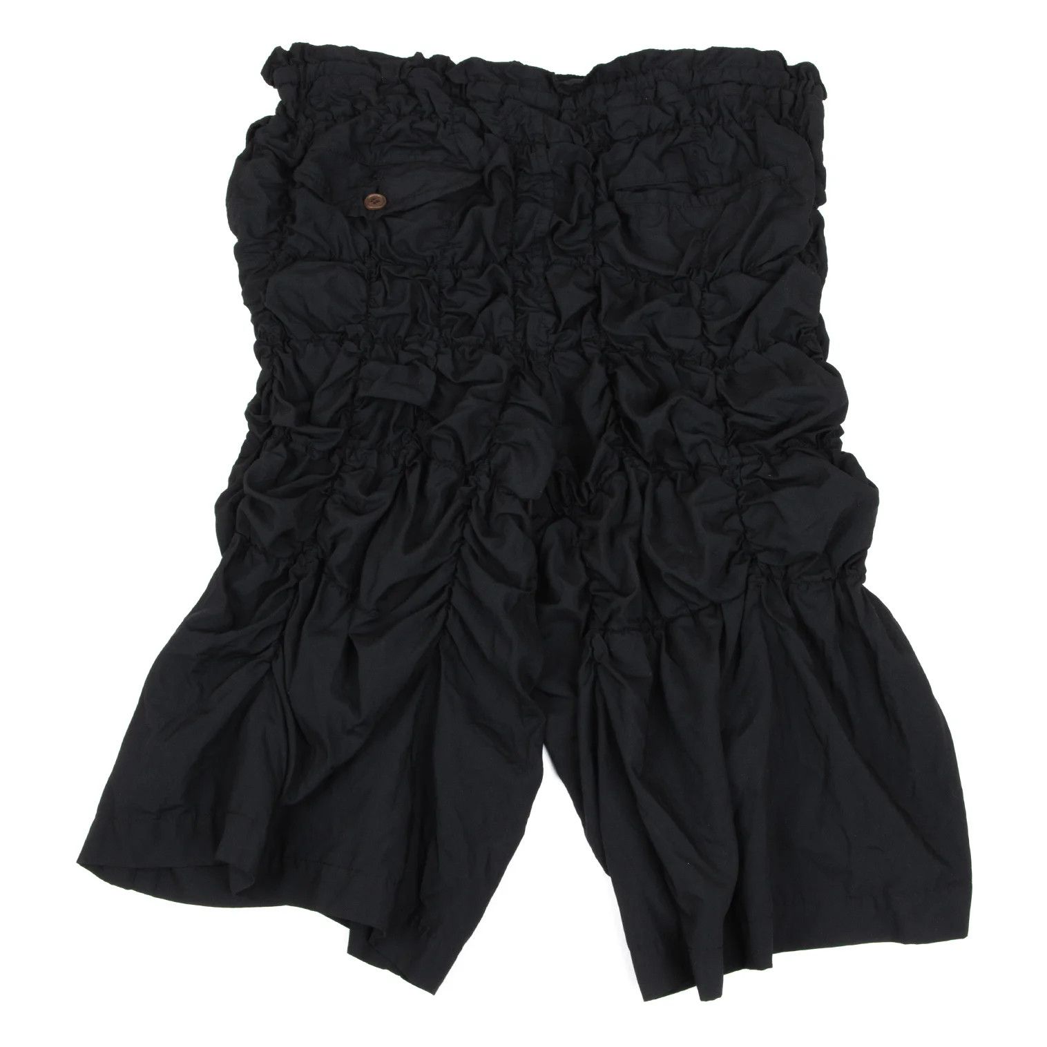 Comme des Garcons Homme Plus Shirred Design Half Pants Black Size M Size US 36 / EU 52 - 9 Thumbnail