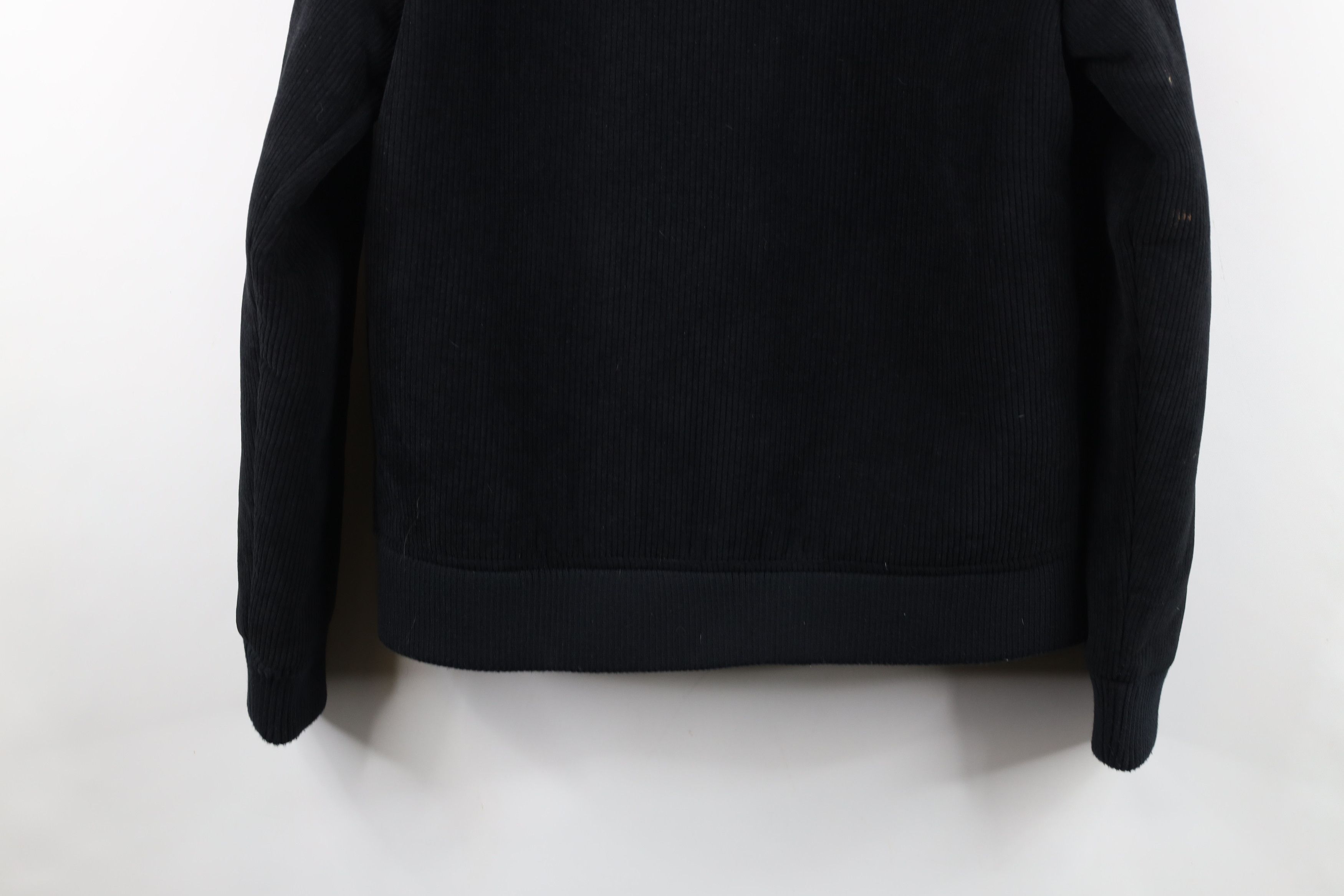 Vintage Vintage 90s Y2K Streetwear Corduroy Bomber Jacket Black Size US M / EU 48-50 / 2 - 15 Thumbnail