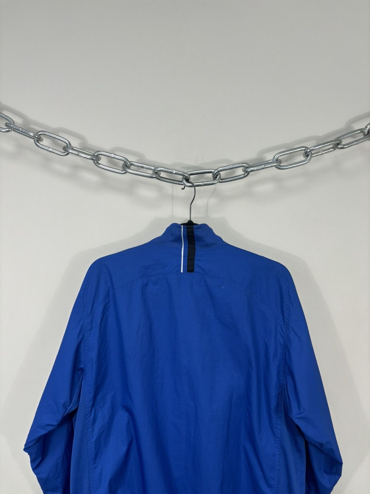 Nike Vintage Nike Y2K Blue Retro Hype Full Zip Track Jacket Size US L / EU 52-54 / 3 - 15 Thumbnail