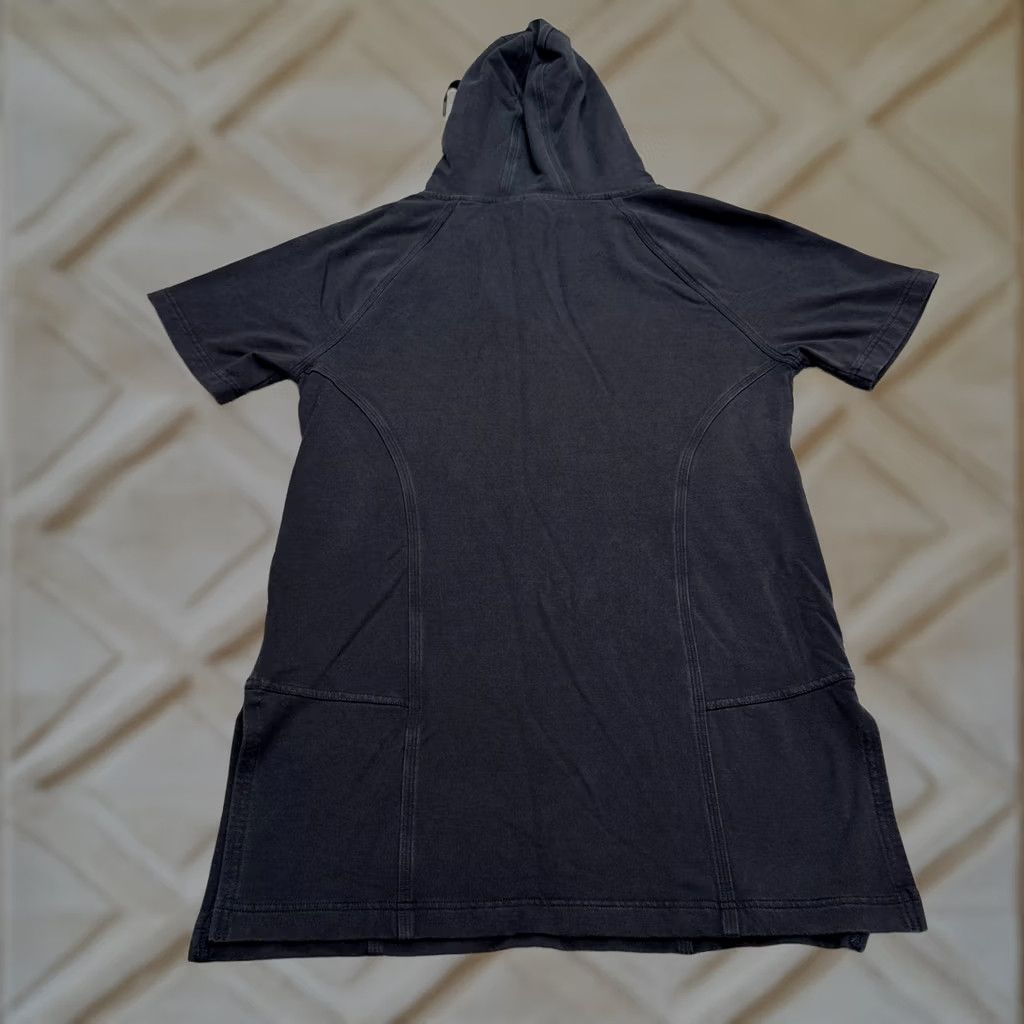 Athleta Athleta Cabana Tunic Hoodie Shift Dress Womens XXS Black Short Sleeve Casual Shirt/Shift Dress Womens XS? Size XXS / US 00 / IT 34 - 1 Thumbnail