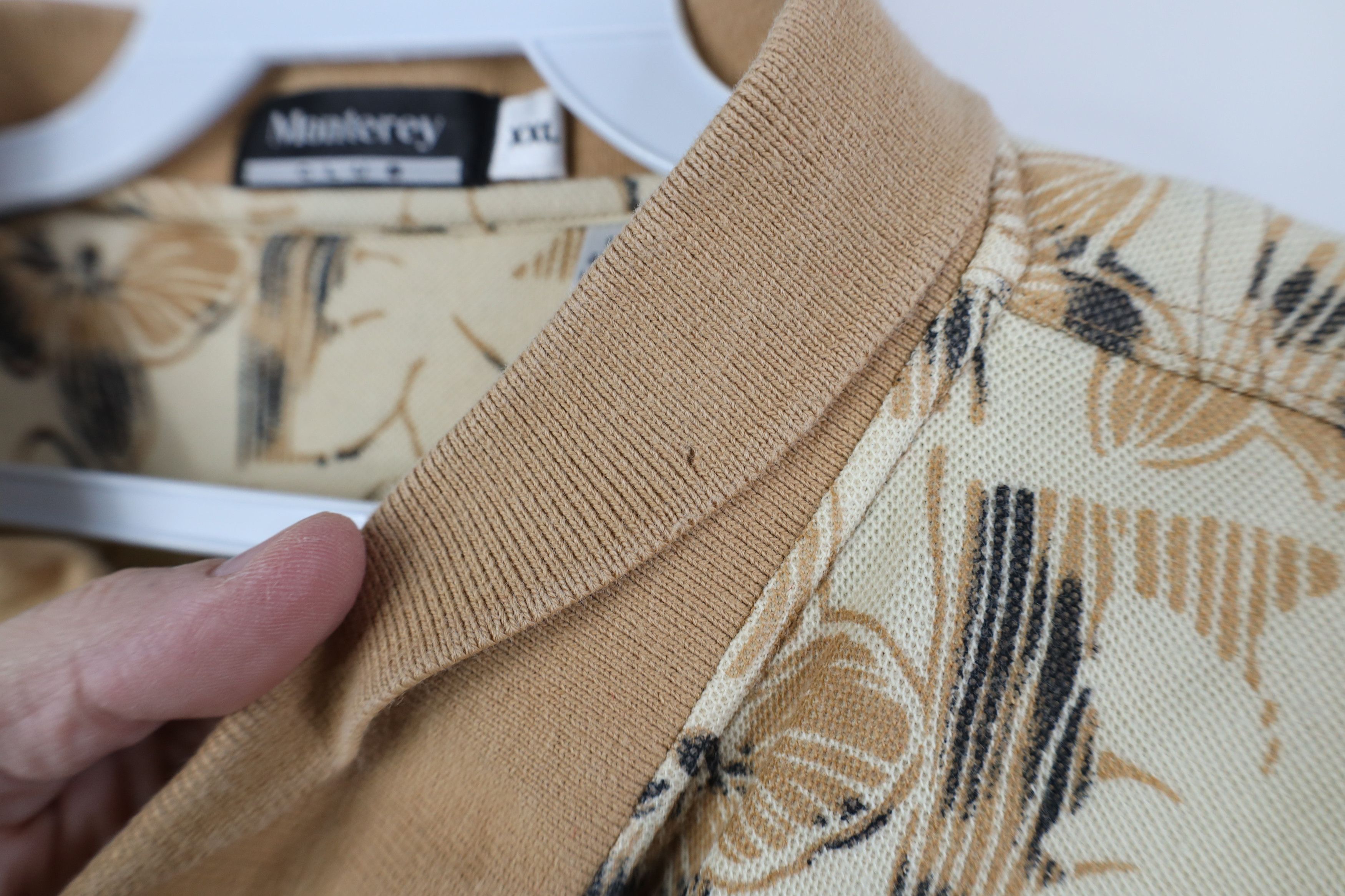Vintage Vintage 90s Streetwear Hawaiian Golf Polo Shirt Beige Size US XXL / EU 58 / 5 - 4 Thumbnail