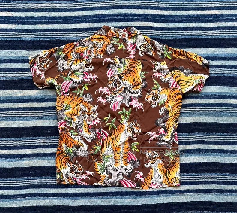 Wacko Maria Wacko Maria Co-branded Tiger Hawaii short-sleeved shirt Size US M / EU 48-50 / 2 - 2 Thumbnail