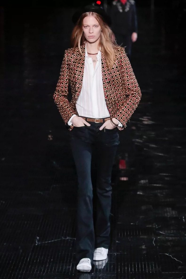 Saint Laurent Paris Saint Laurent Paris size 41 19ss organza striped shirt 250 Size US XS / EU 42 / 0 - 6 Thumbnail