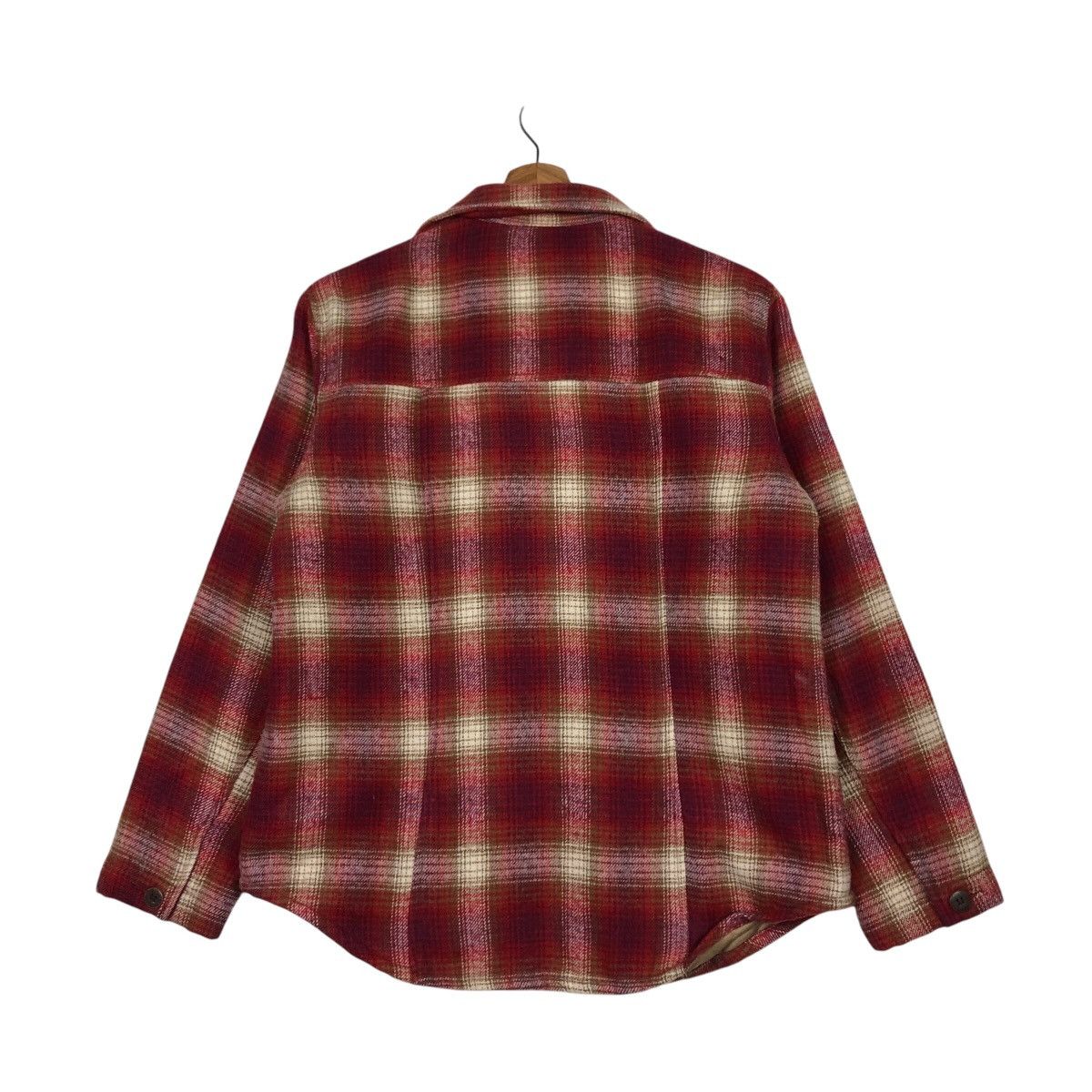 Japanese Brand 📌Vintage Zipper Flannel Jacket Worker Fiesta Tartan Design Size US M / EU 48-50 / 2 - 9 Thumbnail
