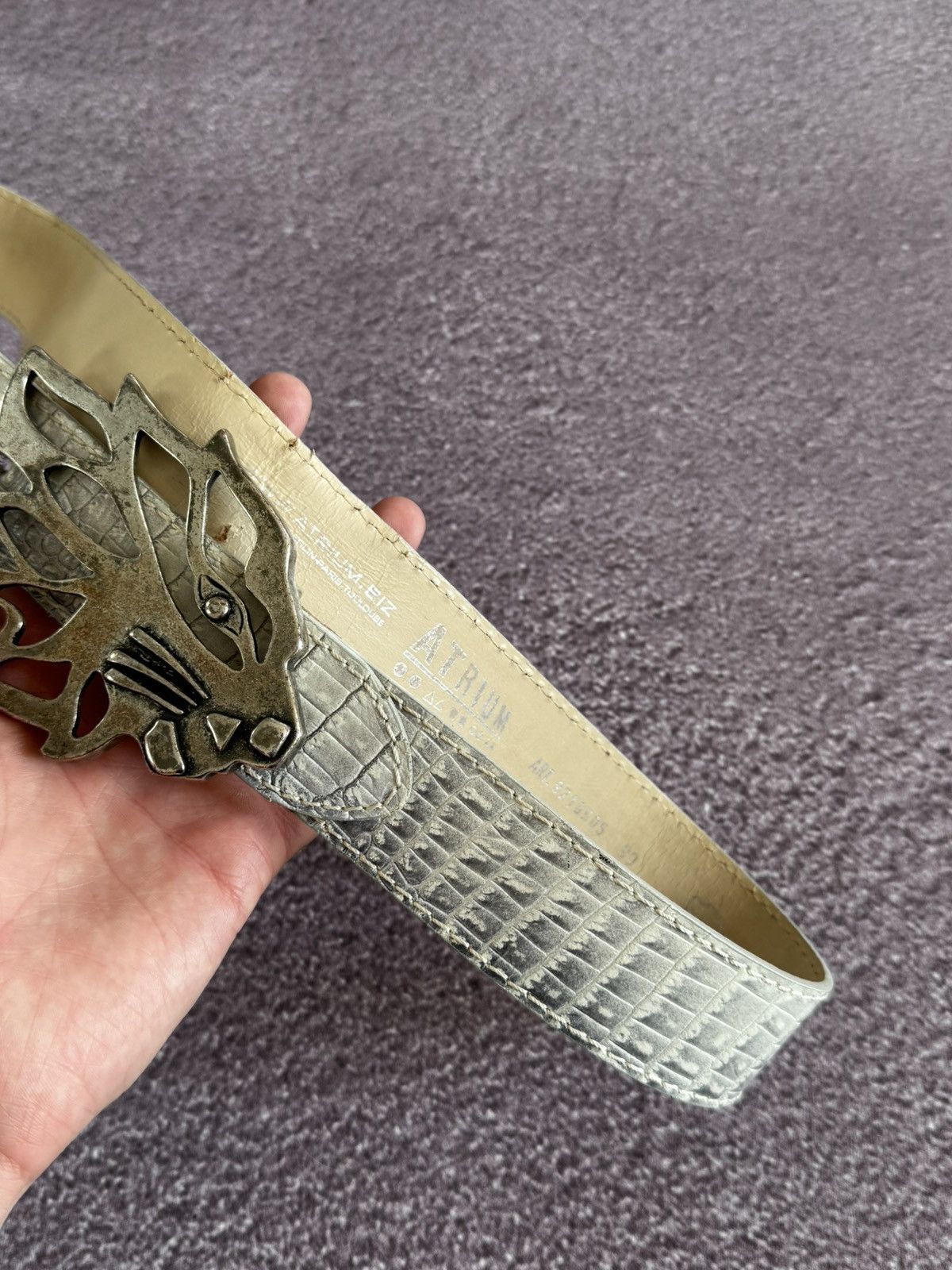 Hysteric Glamour Y2K Snake Leather Glamour Metal 00s Belt Size ONE SIZE - 7 Thumbnail