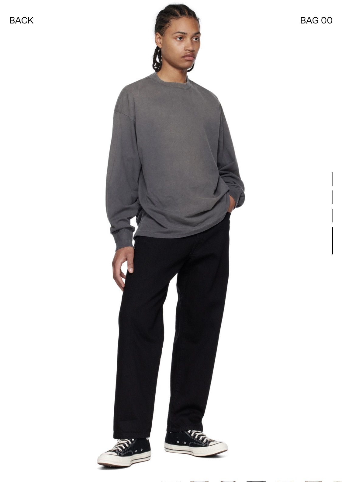 image of Kuro Anders Black One Wash Jeans, Men's (Size 32)