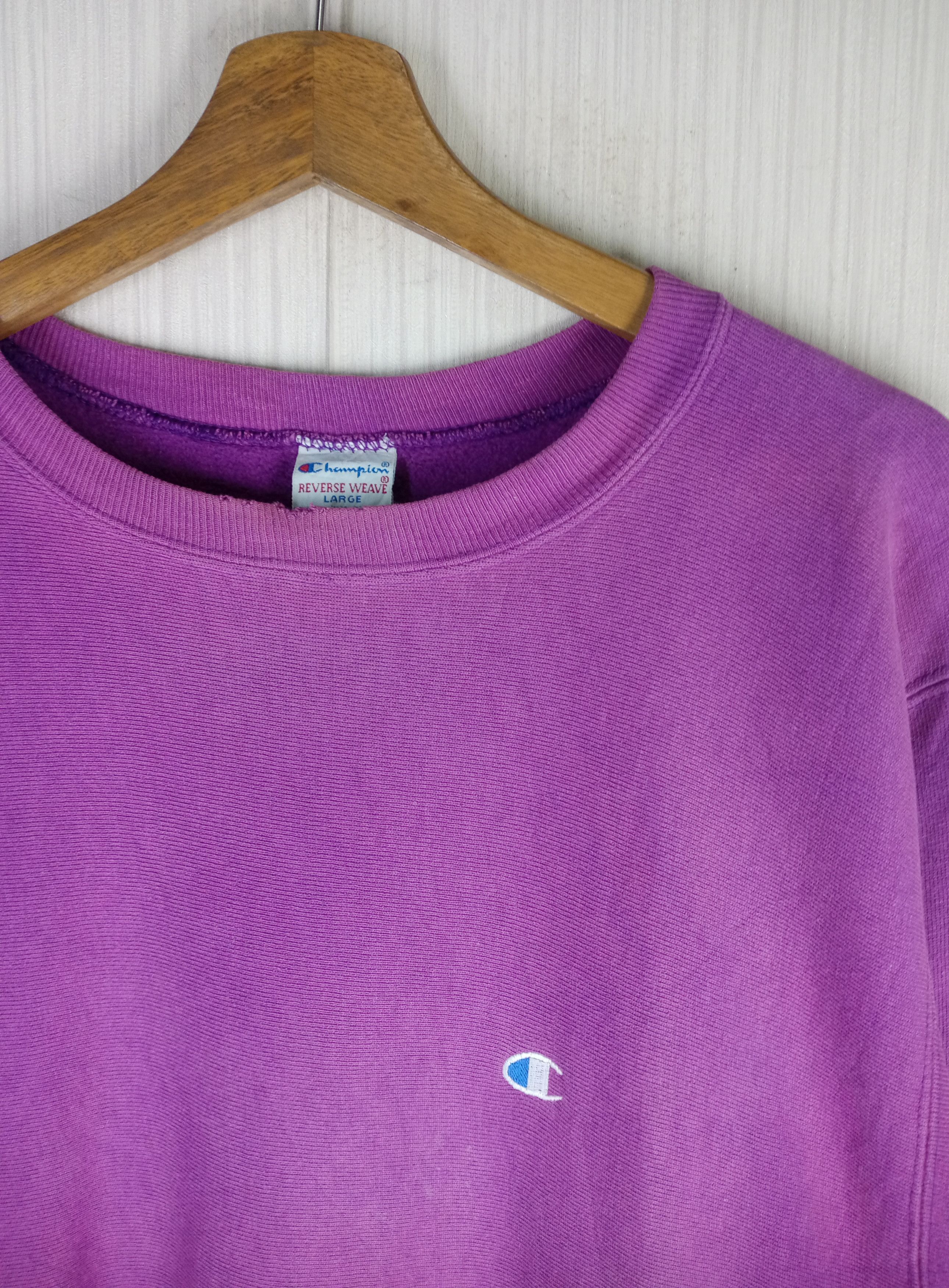 Champion Vintage Distressed 80s Champion Reverse Weave Sweatshirt Size US L / EU 52-54 / 3 - 4 Thumbnail