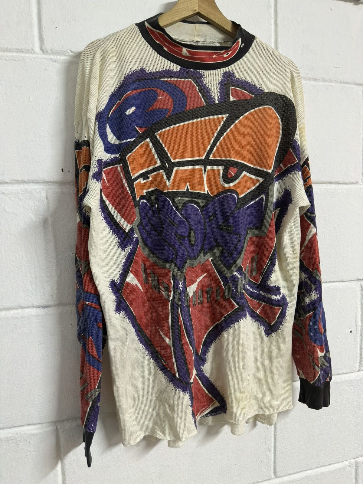 Vintage Vintage-1995 Axo Power Sport Motocross L/S Thermal Shirt Size US XL / EU 56 / 4 - 3 Thumbnail