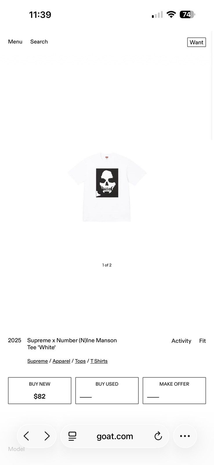 Number (N)ine Maison Shirt