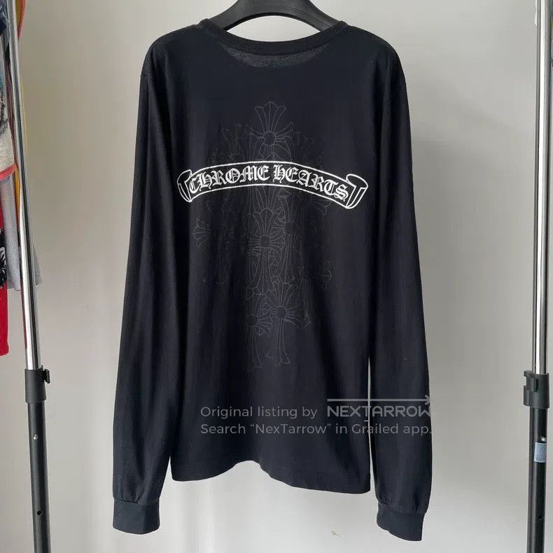 Chrome Hearts CHROME HEARTS Size S Black Sanskrit scroll dark phantom cro Size US S / EU 44-46 / 1 - 2 Thumbnail