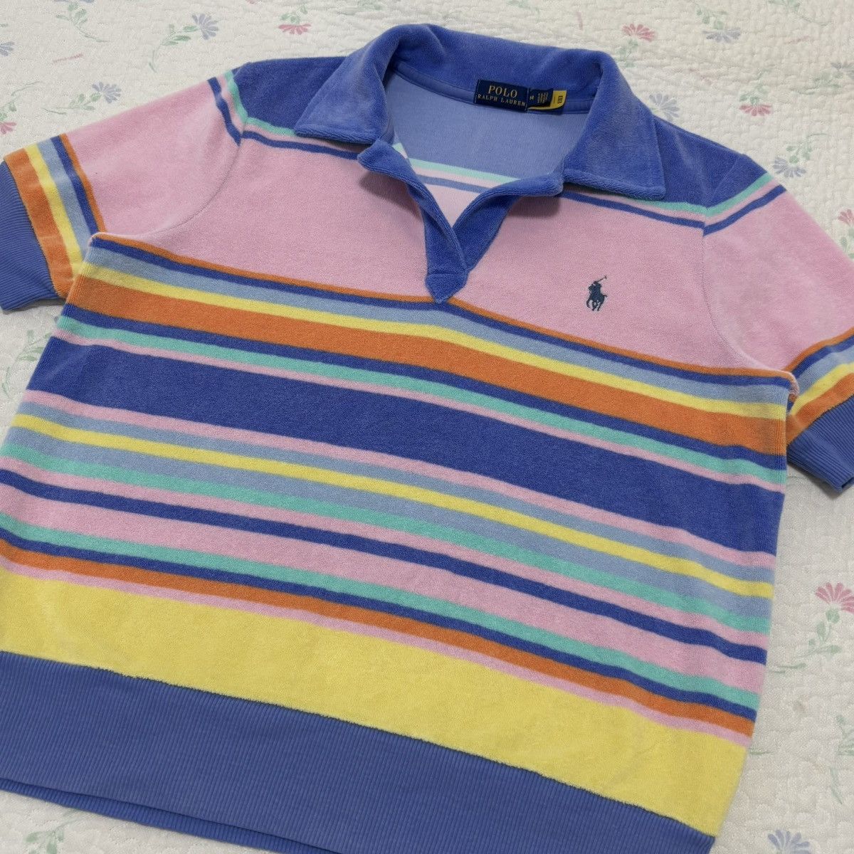 Polo Ralph Lauren Polo Ralph Lauren Multicolored Terry Polo Shirt Size M / US 6-8 / IT 42-44 - 4 Thumbnail