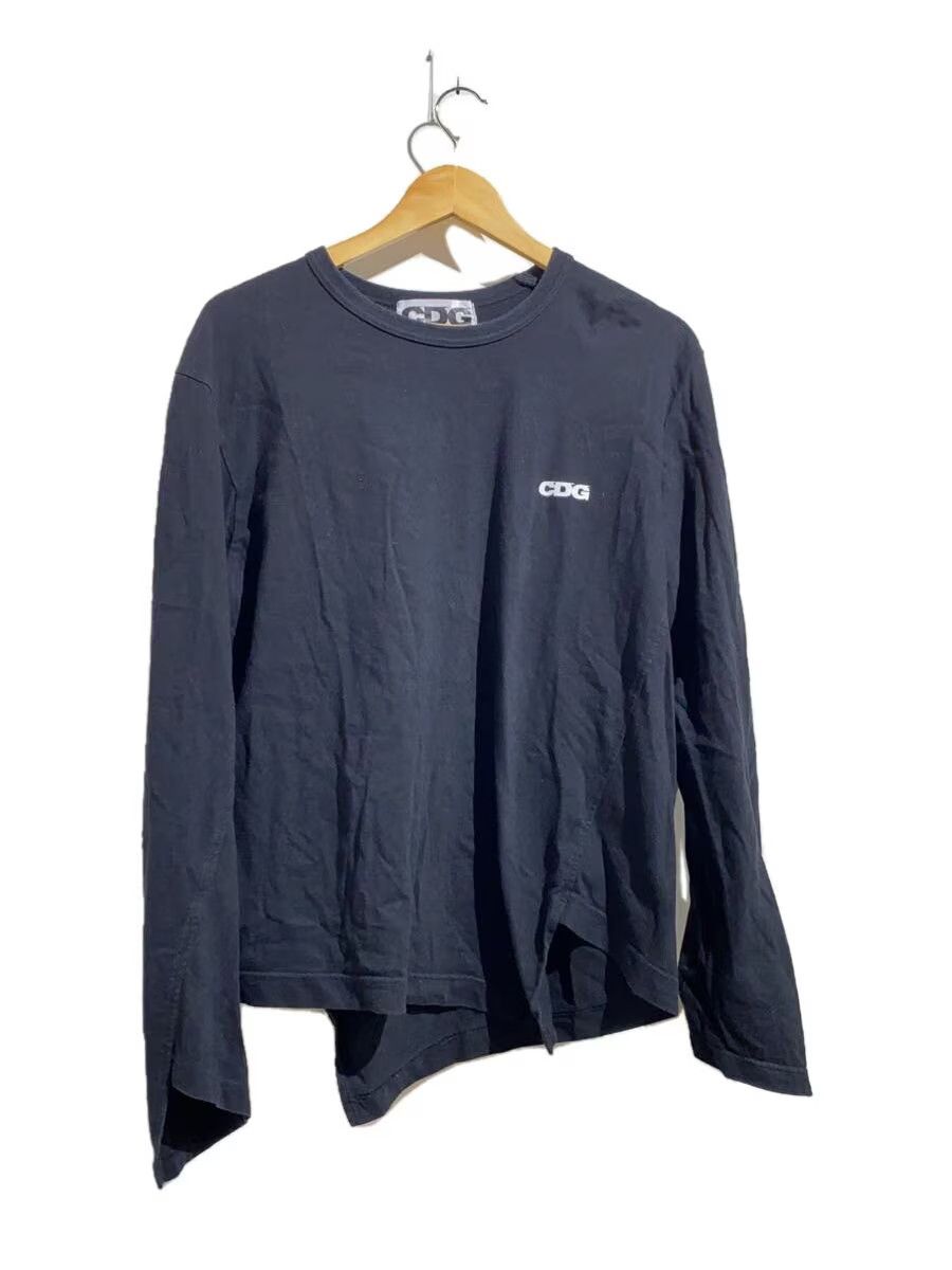 Comme des Garcons CDG Asymmetrical Cut Long Sleeve Tee Size US XL / EU 56 / 4 - 1 Thumbnail