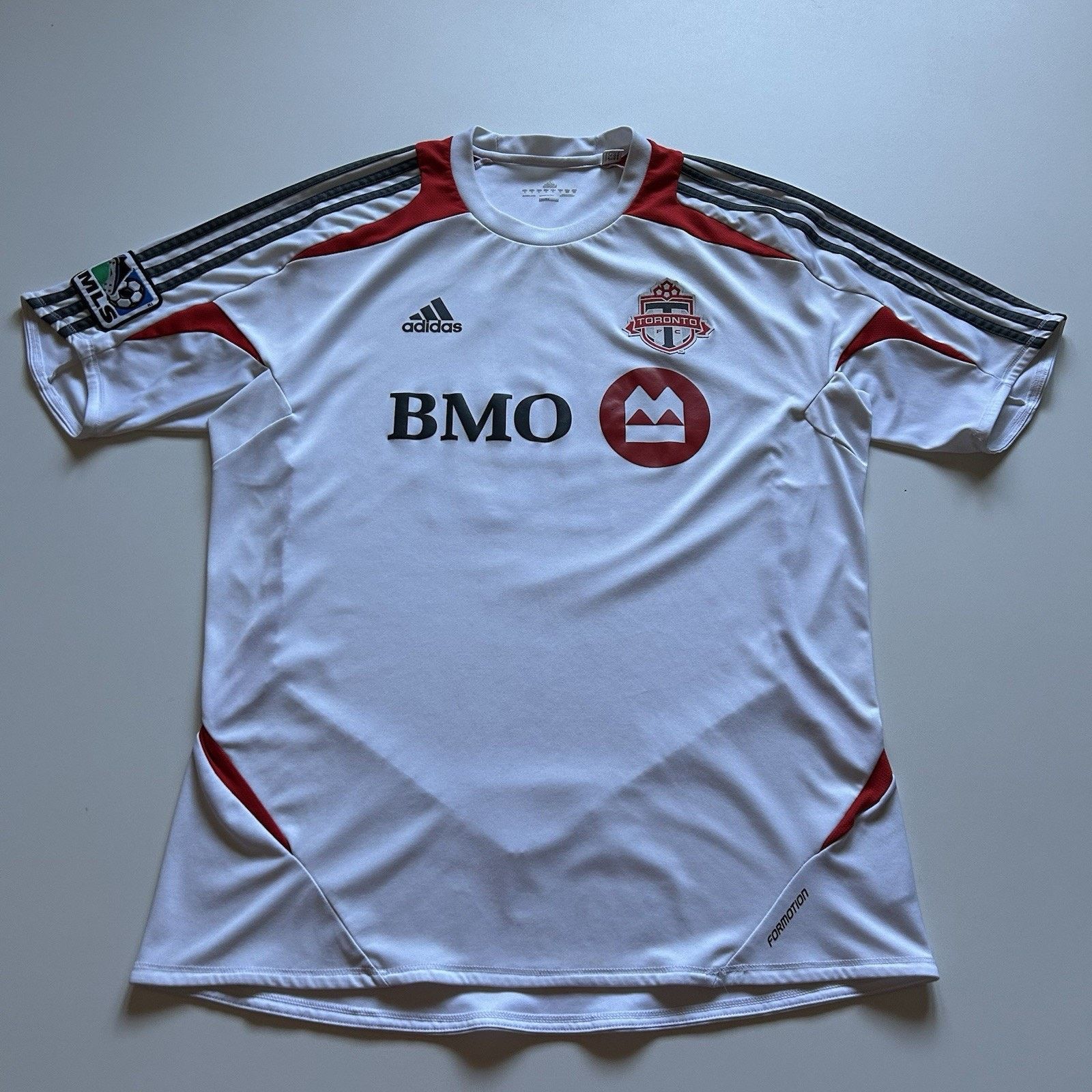Adidas × Vintage Toronto FC Adidas MLS Soccer Jersey Football Kit Large White Size US L / EU 52-54 / 3 - 1 Thumbnail