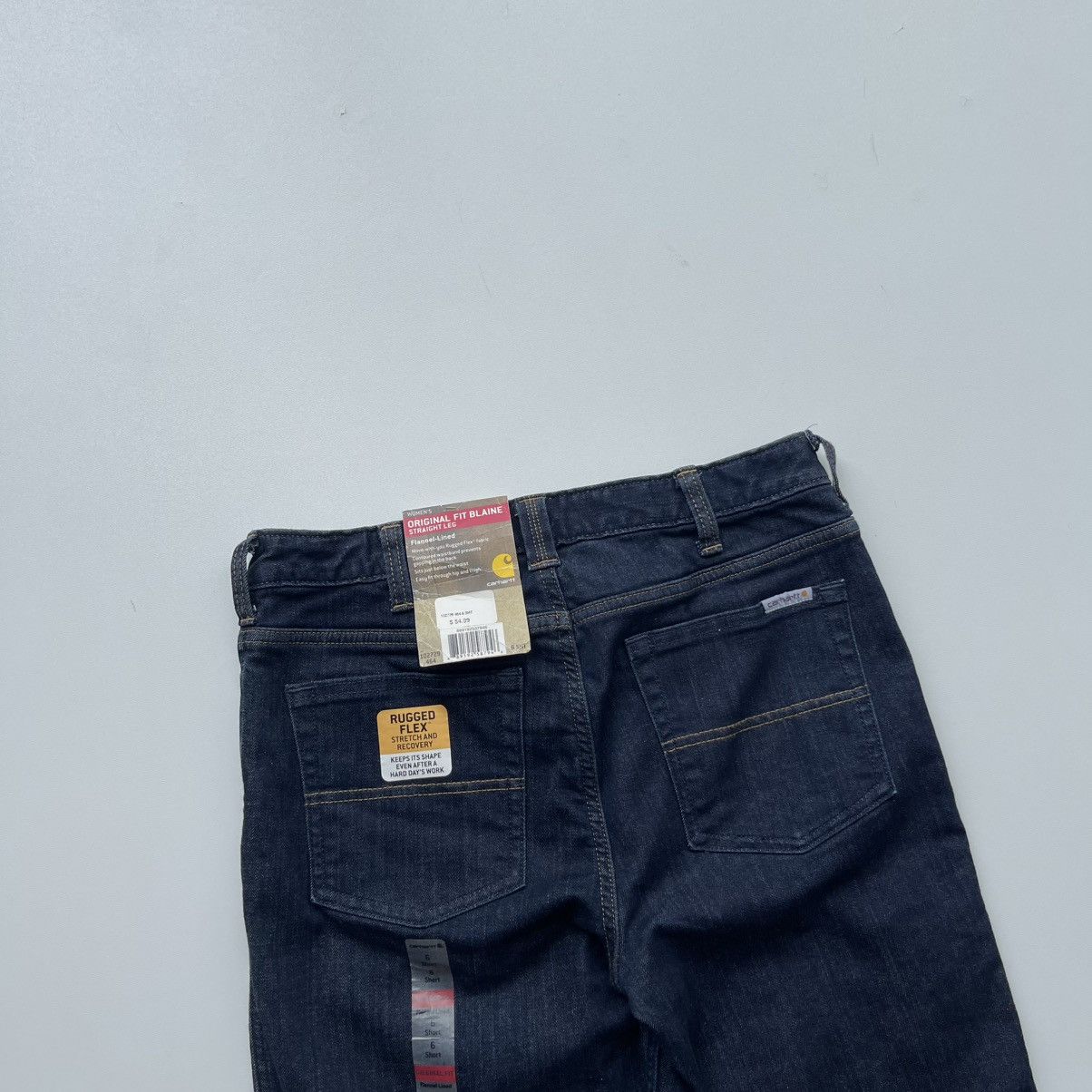 Carhartt Carhartt NWT Work Women’s Original Fit Straight Double Jeans Size 28" / US 6 / IT 42 - 4 Thumbnail