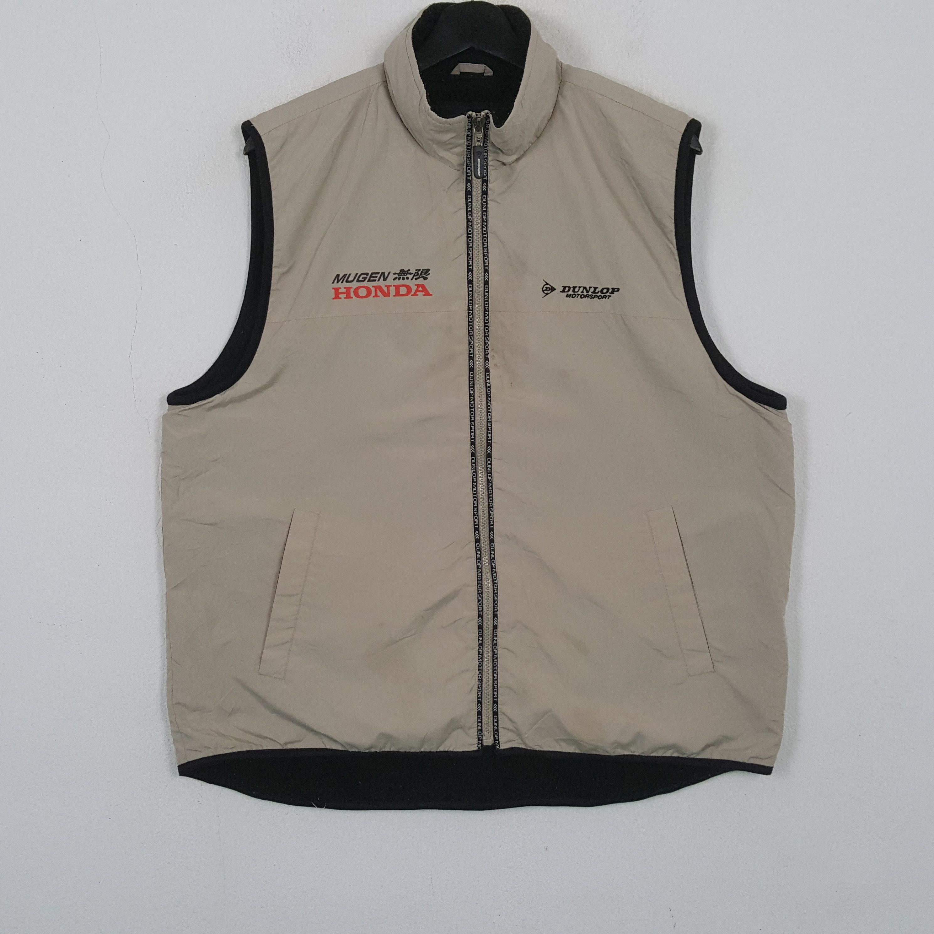 Vintage Dunlop X Mugen Honda Custom Art Vest RR13 Size US L / EU 52-54 / 3 - 3 Thumbnail