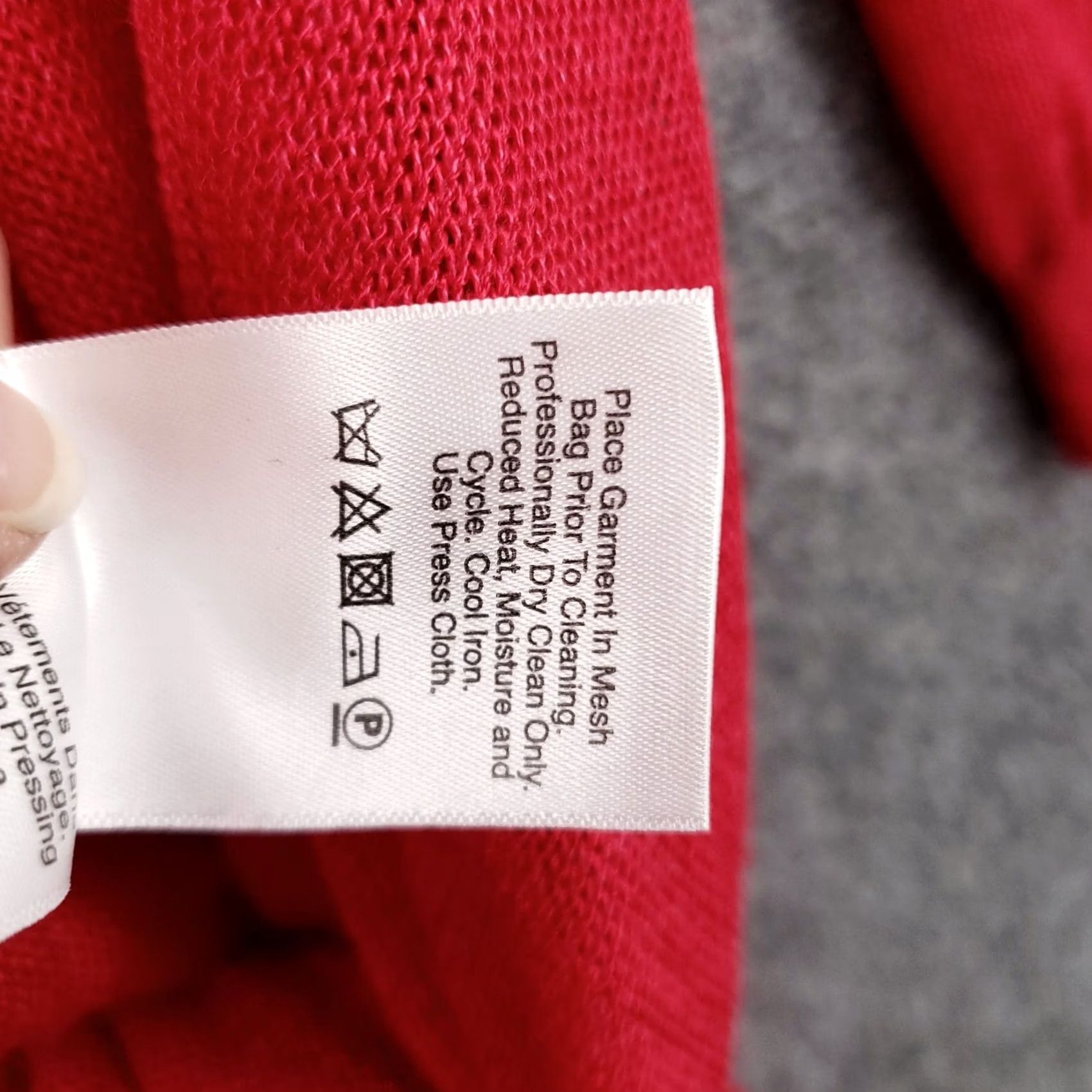 DKNY DKNY Sweater Womens S Red Cardigan Knit Open Front Size S / US 4 / IT 40 - 6 Thumbnail