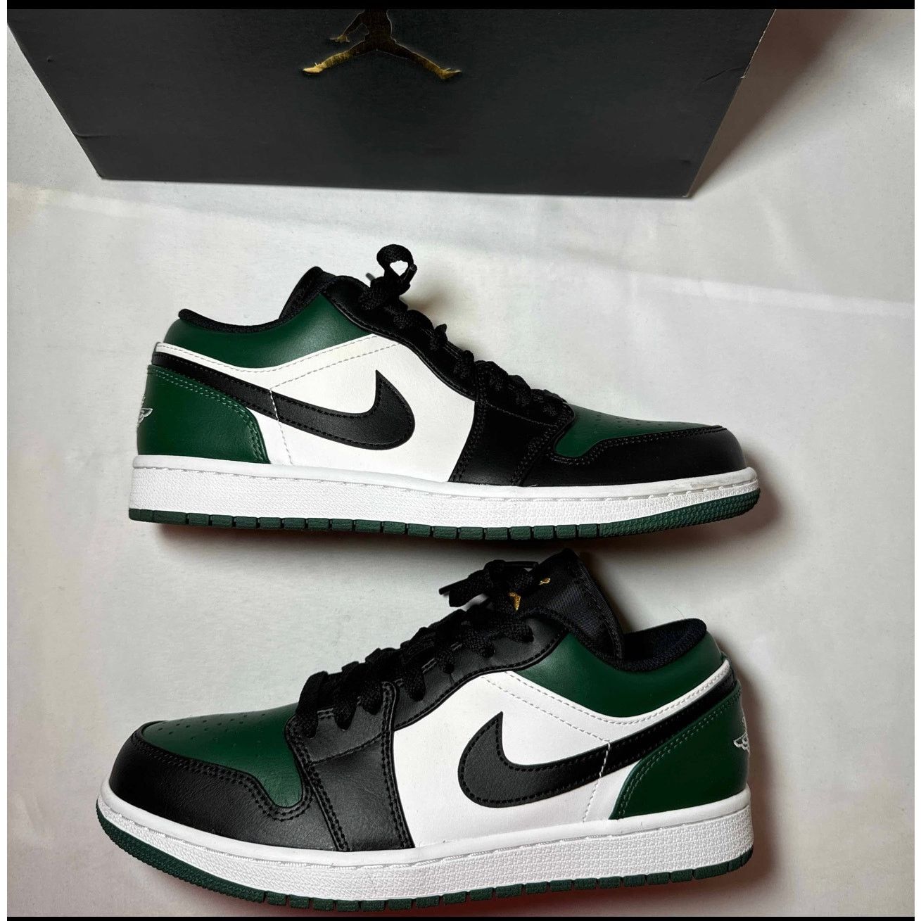 Jordan Brand × Nike Size 8 Nike Air Jordan 1 Low Green Toe Men's Shoes Ships Now Size US 8 / EU 41 - 2 Thumbnail