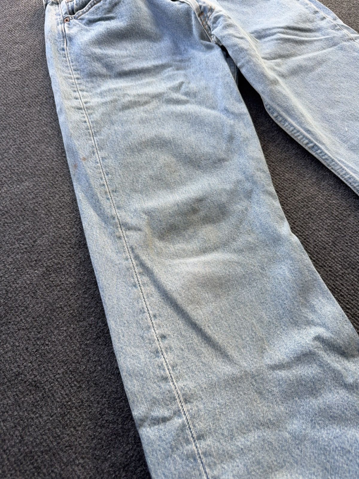 Levi's Vintage Clothing Vintage 90s Levi’s 501 Distressed Western USA Straight Jeans Size US 32 / EU 48 - 4 Thumbnail