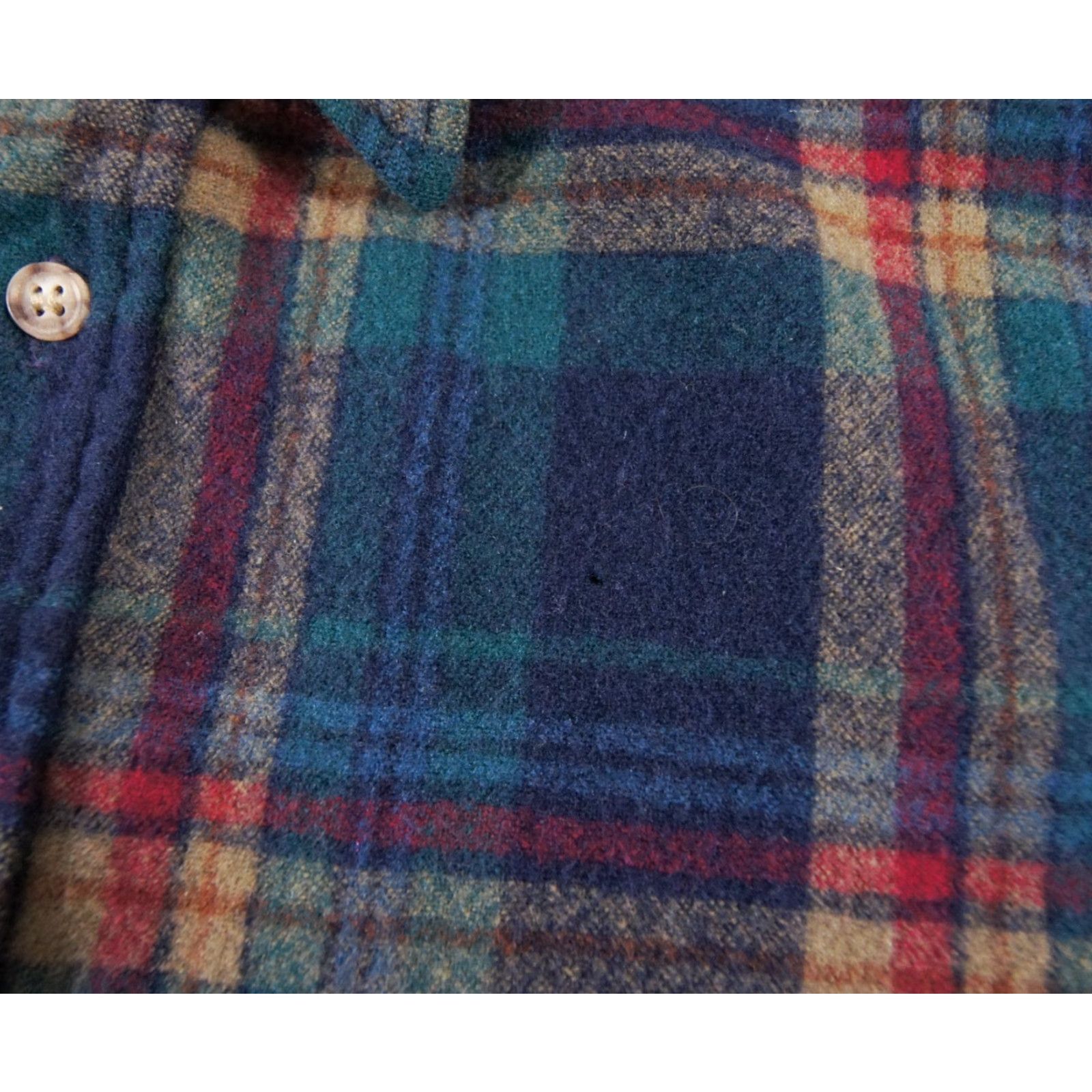 Pendleton Vintage Pendleton Men's XL Flannel Shirt Wool Plaid Check 60s 70s Casual Outdoor Size US XL / EU 56 / 4 - 4 Thumbnail