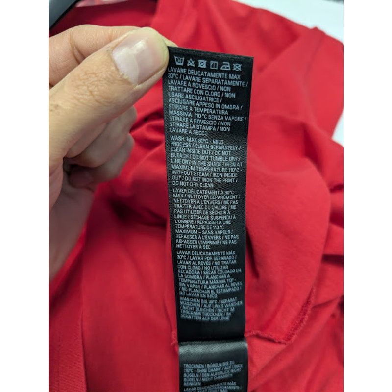 Balenciaga o1rshd1 Sweetheart Dry Jersey Medium Fit T-Shirt in Red Size US L / EU 52-54 / 3 - 18 Thumbnail