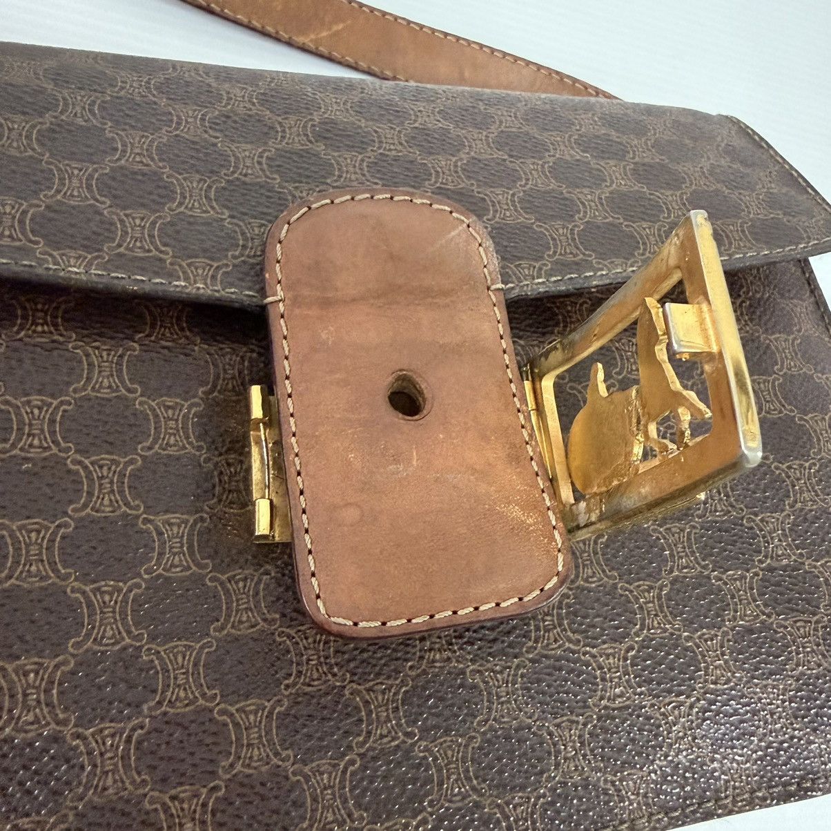 Celine Celine Macadam Box Vintage Sling Bag Size ONE SIZE - 13 Thumbnail