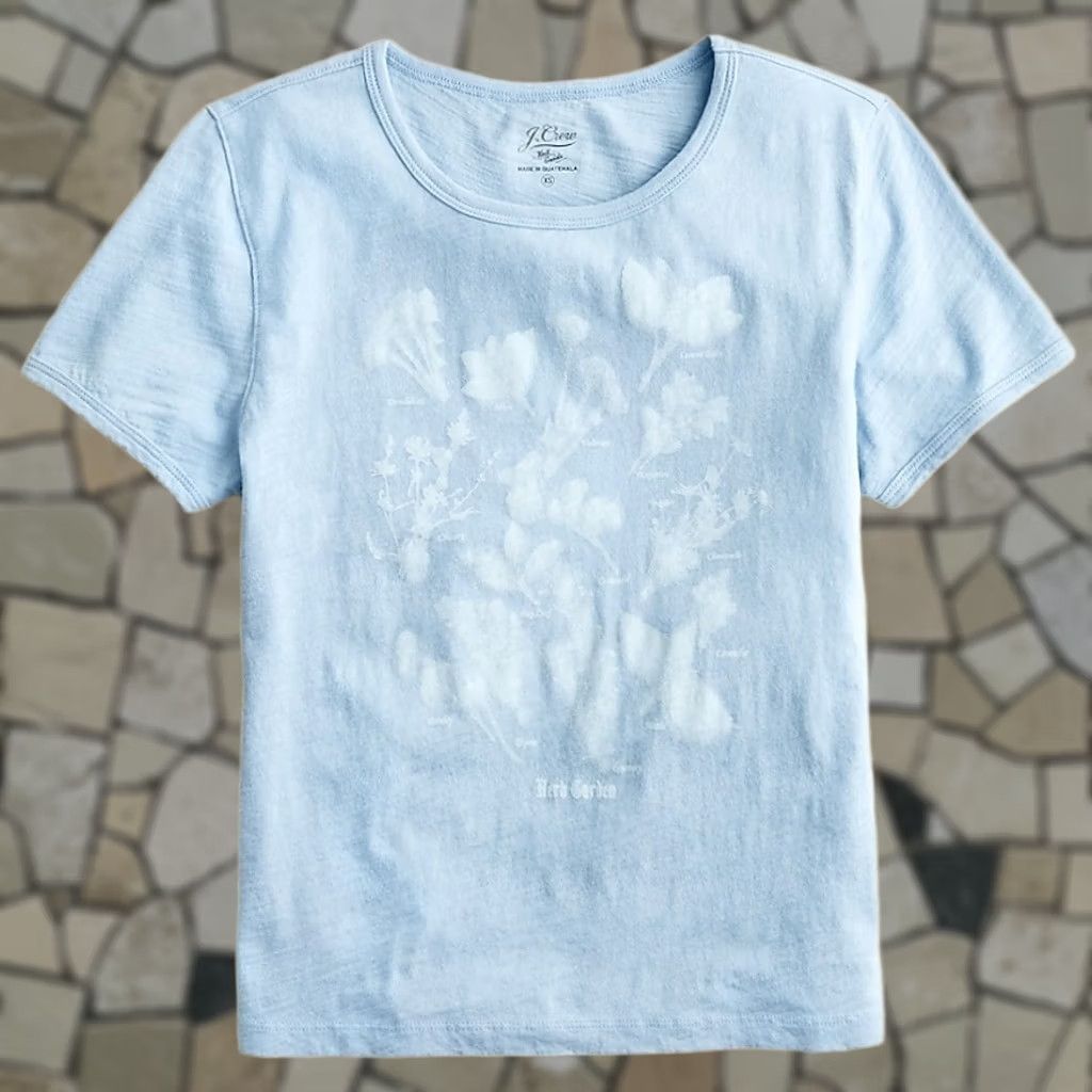 J.Crew J.Crew Herb Chart Cropped Fitted T Shirt Tee Size M Women's Size M / US 6-8 / IT 42-44 - 1 Thumbnail