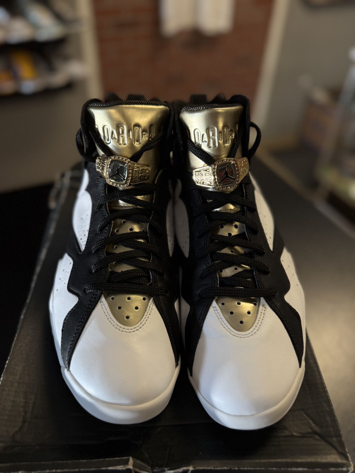 Jordan Brand × Nike Jordan 7 Championship Pack Champagne Size 10.5 (2015) Size US 10.5 / EU 43-44 - 8 Thumbnail