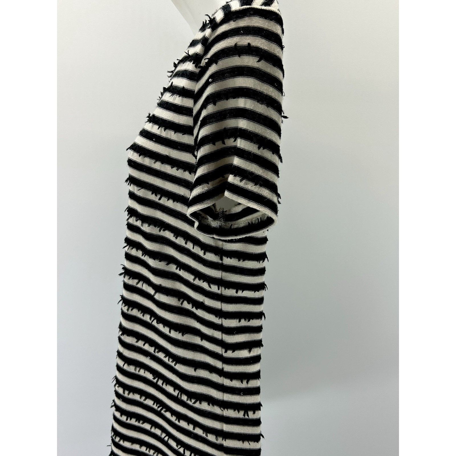 Other Talbots Womens Black White Striped Shirt Sz S Short Sleeve Size S / US 4 / IT 40 - 3 Thumbnail
