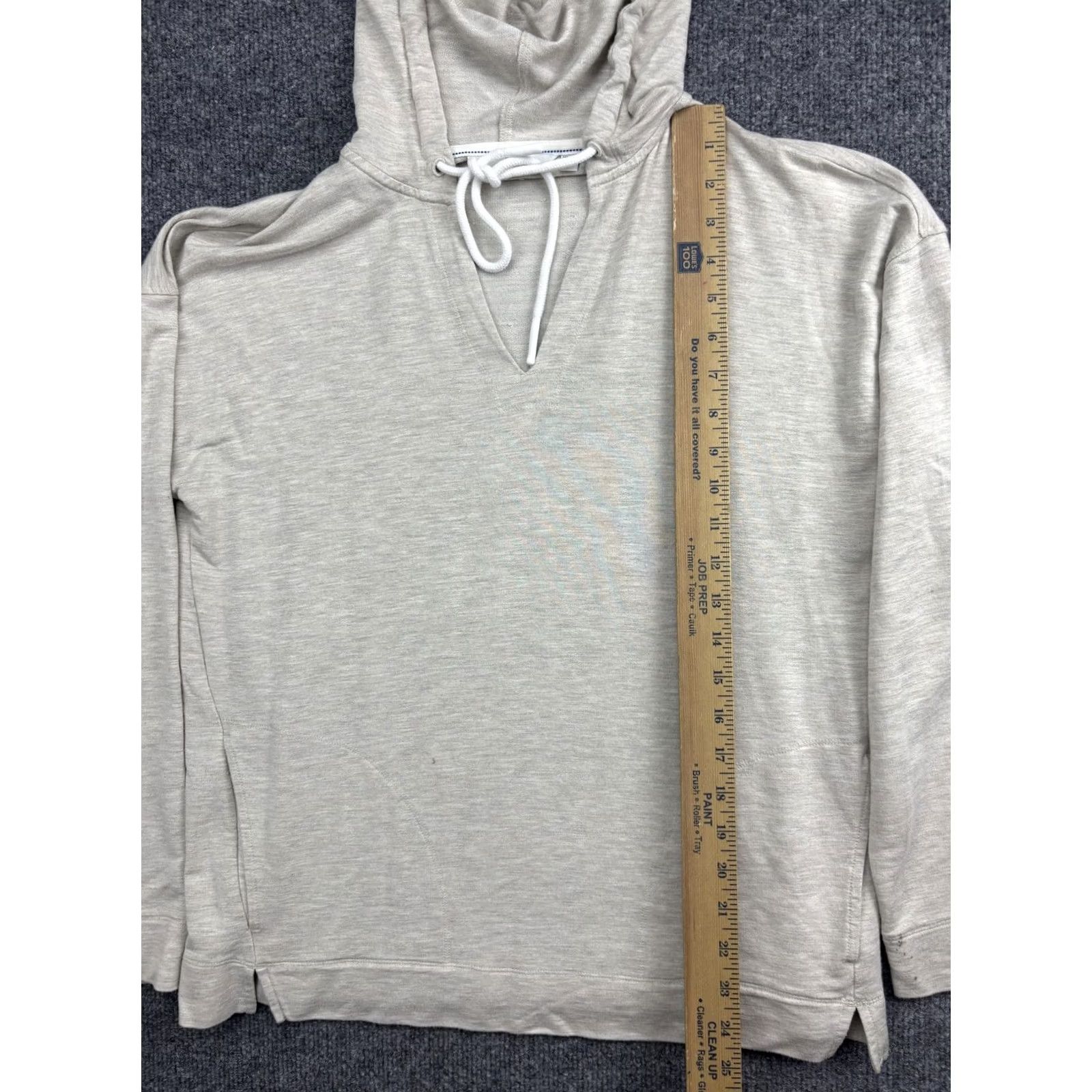 Vineyard Vines Vineyard Vines Hoodie Mens M Beige Lightweight V-Neck Pullover Stretch Jersey Size US M / EU 48-50 / 2 - 3 Thumbnail