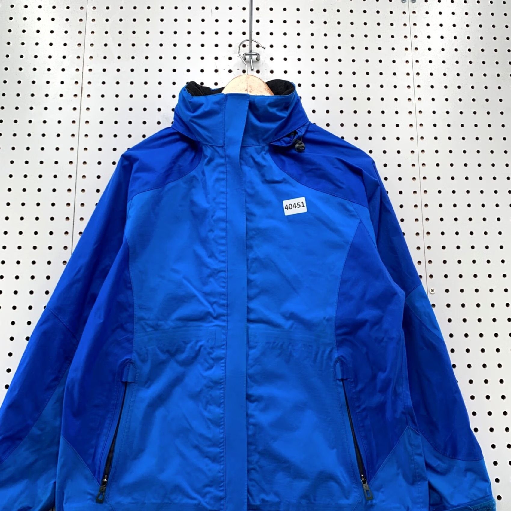 Vintage VINTAGE LL BEan Rain Coat Womens Medium Hooded Water Proof Blue Zip 22x27 Size M / US 6-8 / IT 42-44 - 4 Thumbnail
