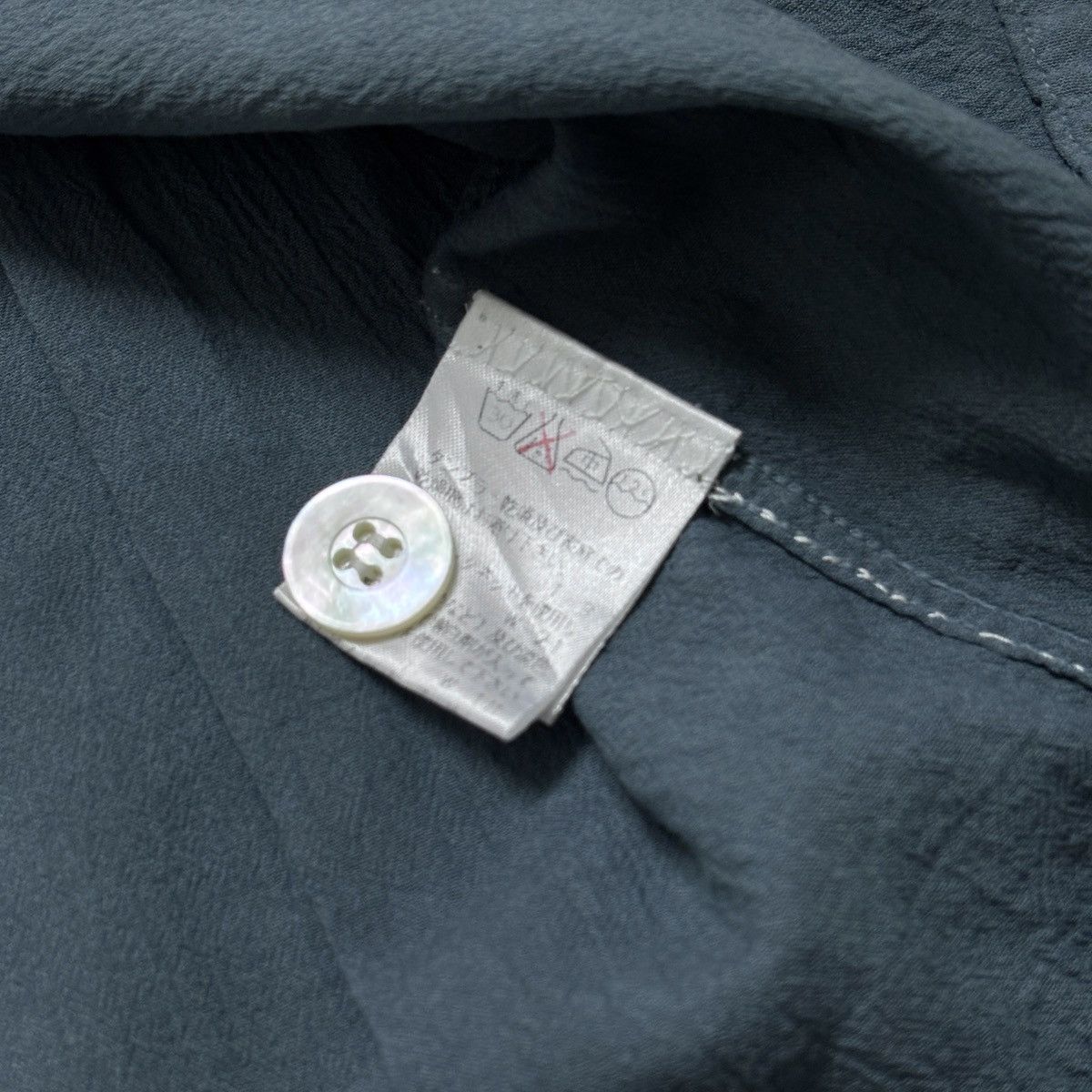 Issey Miyake S/S 1999 Mandarin Collar Button-up Shirt Size US L / EU 52-54 / 3 - 7 Thumbnail