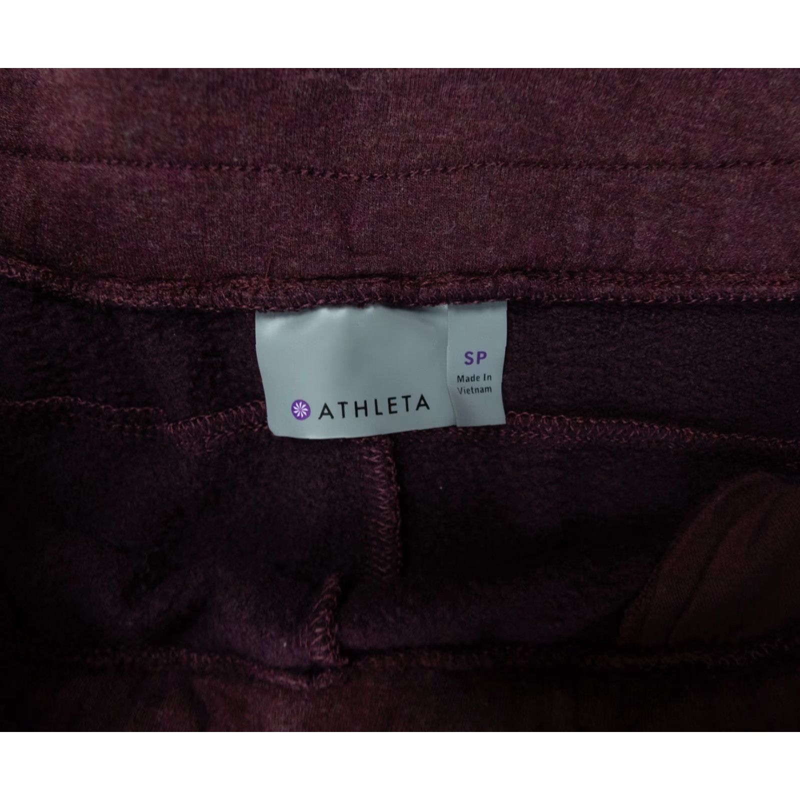 Athleta Athleta Womens Small Burgundy Jogger Pants Activewear Ladies Casual Athleisure Size 28" / US 6 / IT 42 - 6 Thumbnail