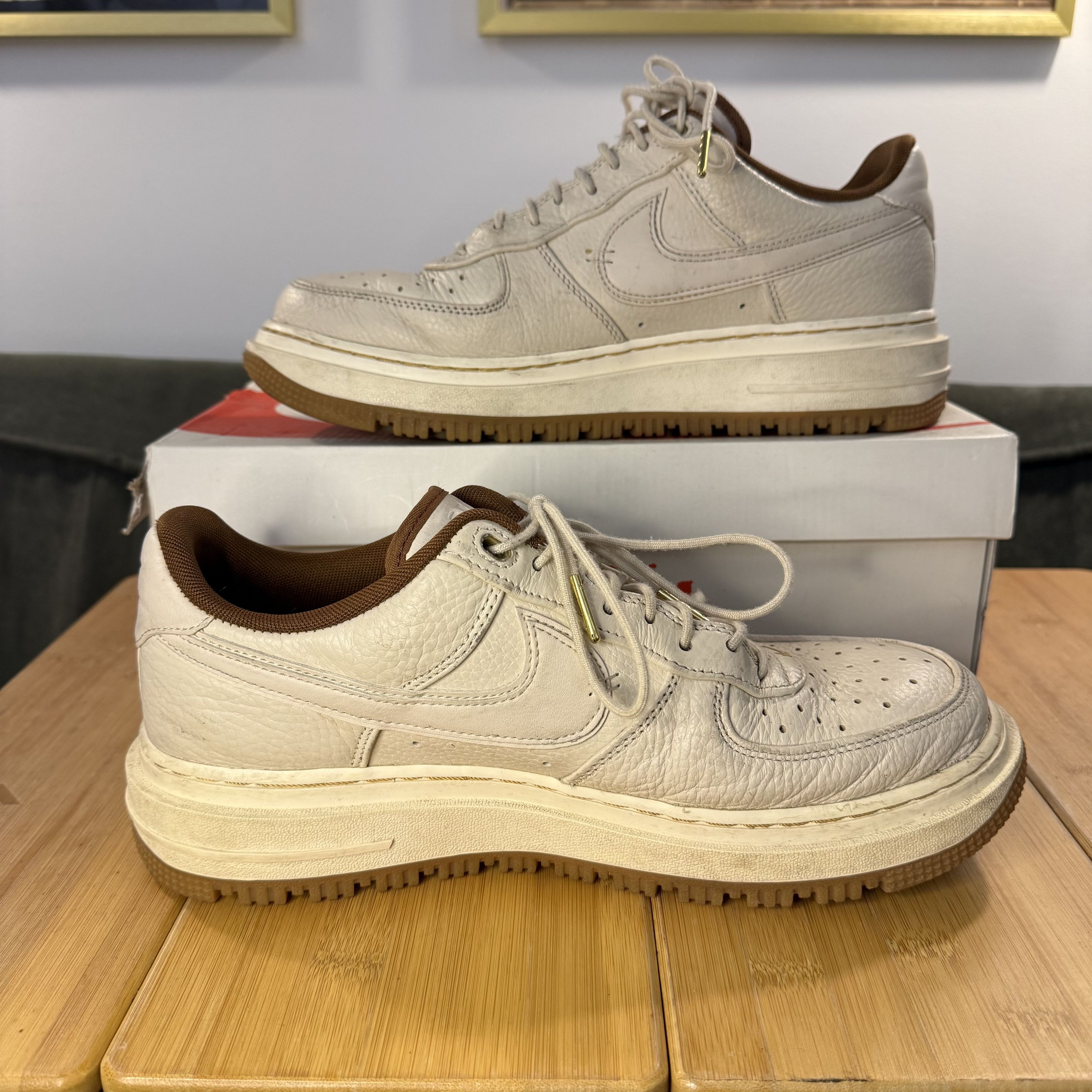 Nike Nike Air Force 1 Low Luxe Pearl White, DB4109-200 Size US 10.5 / EU 43-44 - 2 Thumbnail