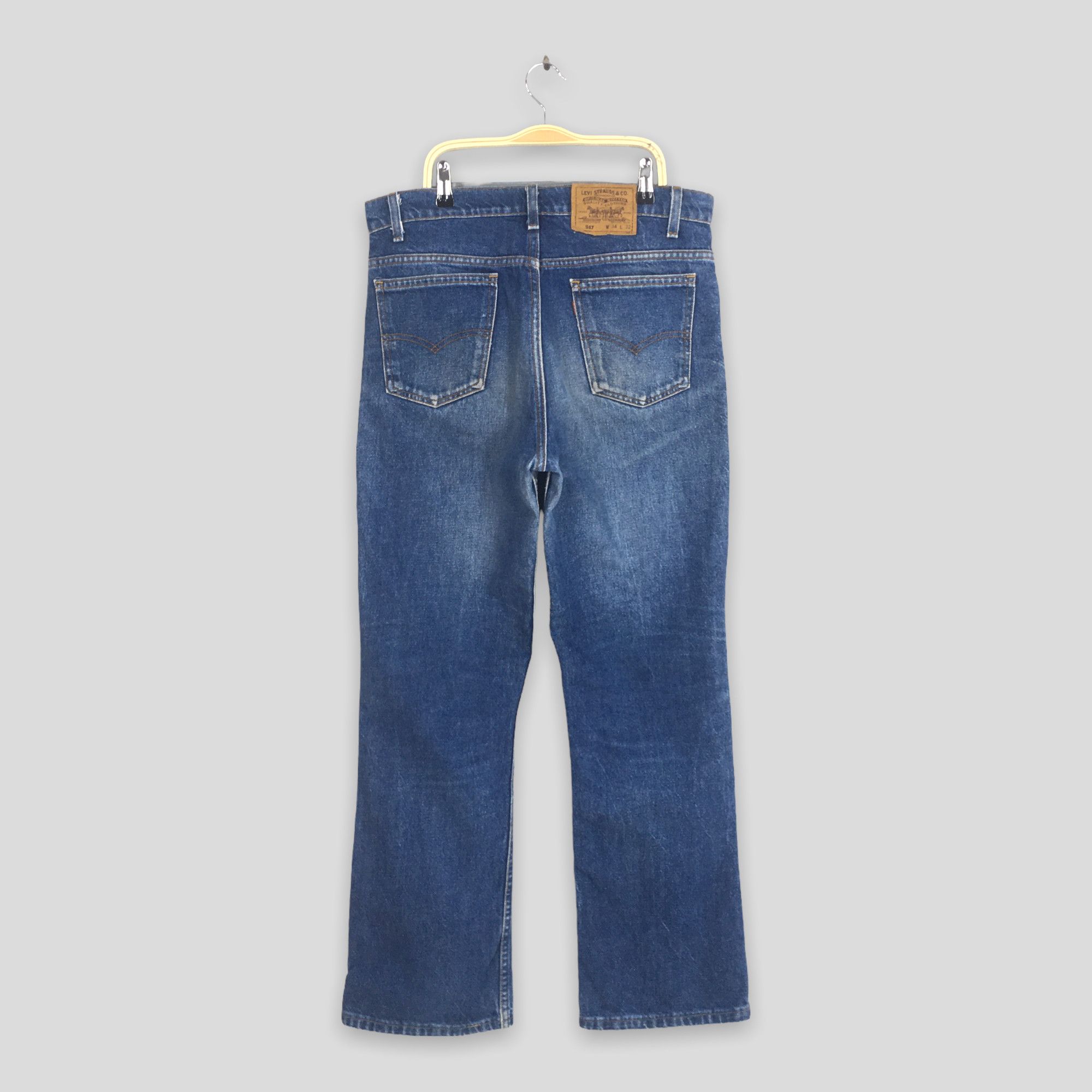 Levi's Size 33x29.5 Vintage 80s Levi's 517 Flared Jeans S2001 Size US 33 - 9 Thumbnail