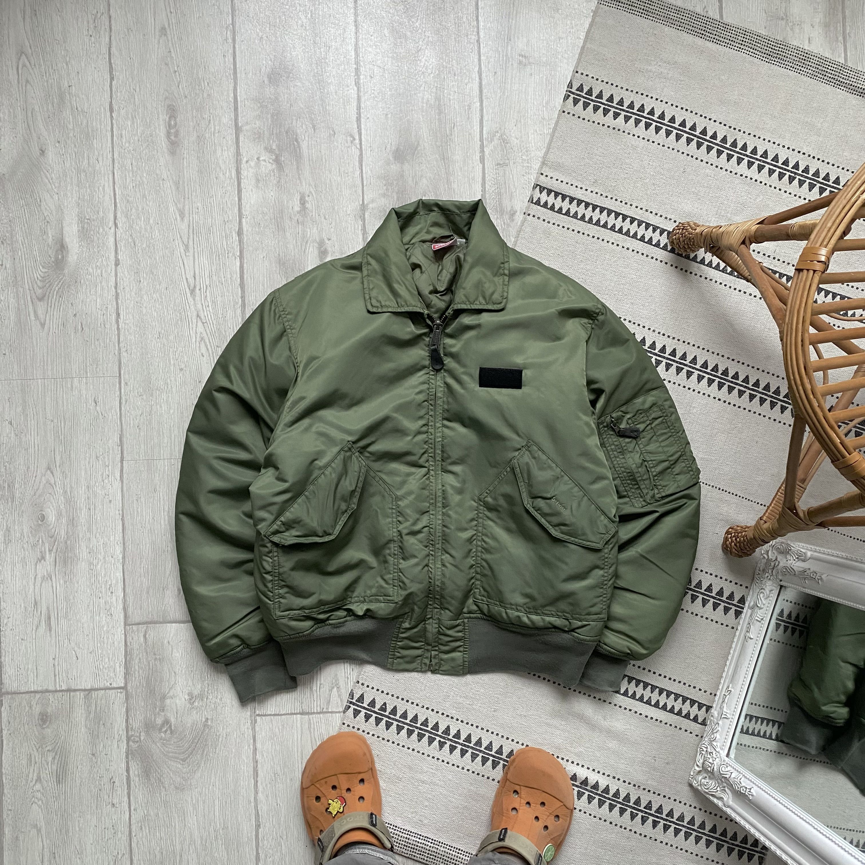 Schott Vintage Flayer Schott CWU Intermediate Bomber Jacket MA 1 Size US M / EU 48-50 / 2 - 1 Thumbnail