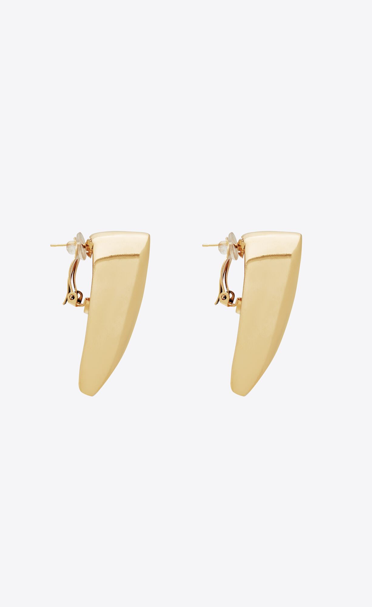 Saint Laurent Paris o1b1hav111124 Size: OS / Comet Earrings in Metal in Gold Size ONE SIZE - 3 Thumbnail