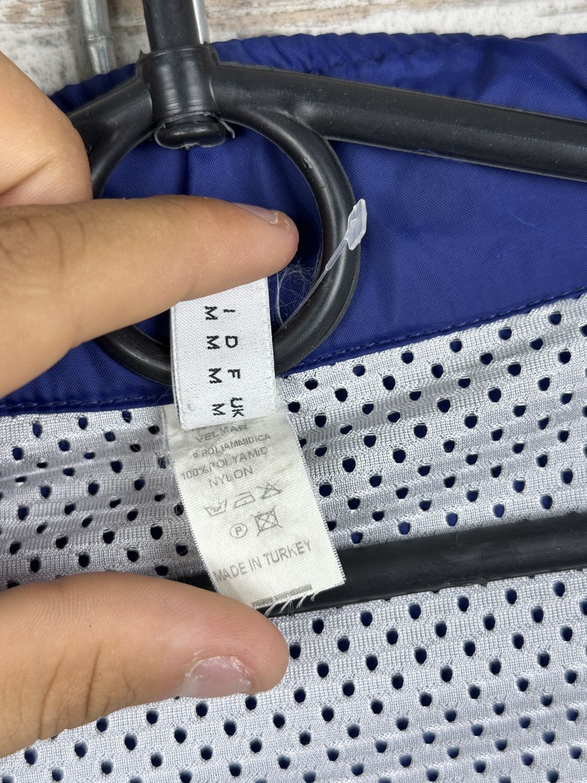 Moschino Mens Vintage Moschino mare nylon jacket size M blue rare Size US M / EU 48-50 / 2 - 14 Thumbnail