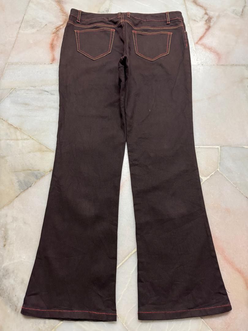 Japanese Brand 💥Flare💥90s Style Japanese Darkbrown Bootcut Basic Jean Size US 32 / EU 48 - 12 Thumbnail