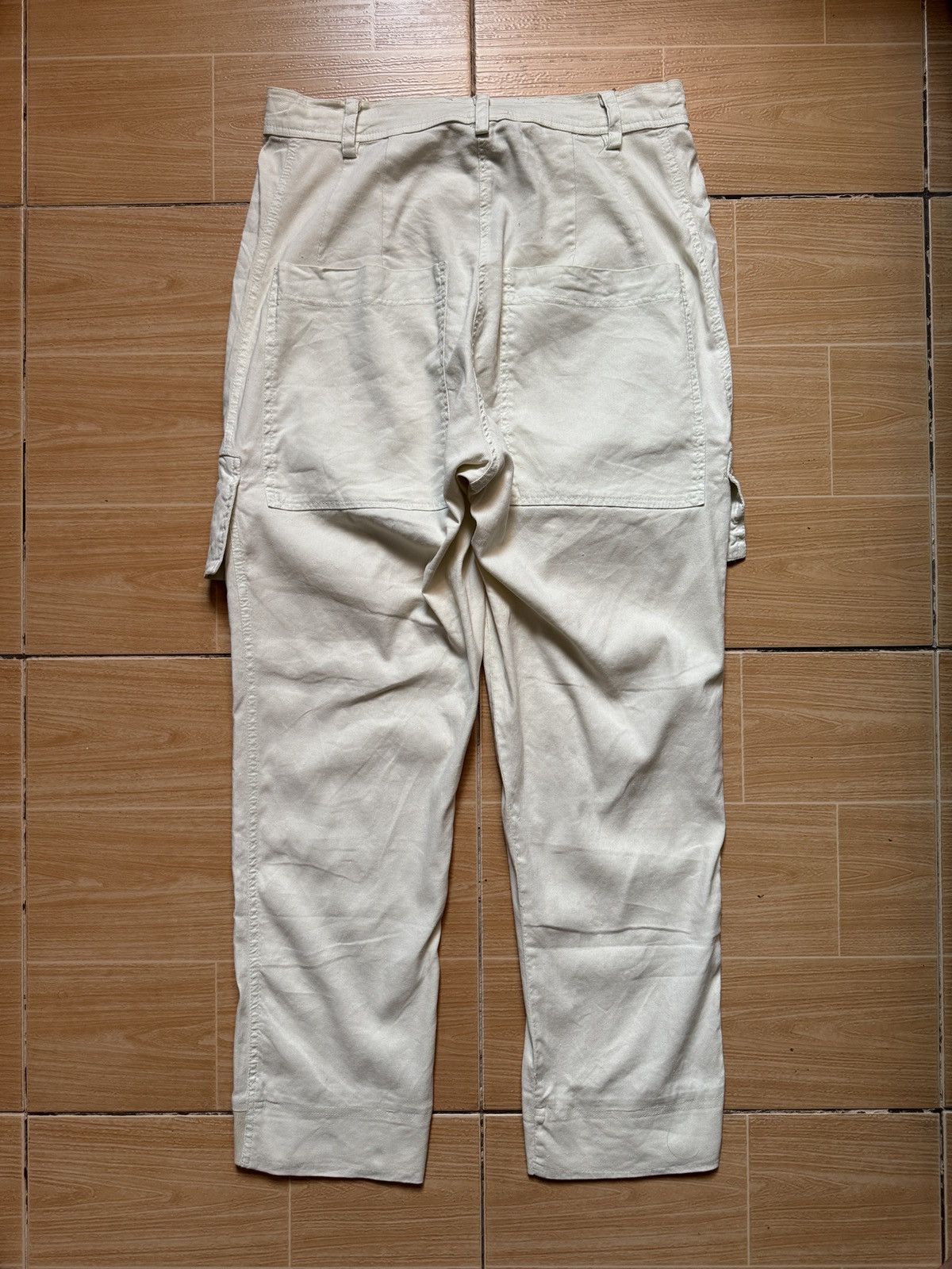 Rundholz Rundholz Black Label 322 Linen Cropped Pants Size US 28 / EU 44 - 2 Thumbnail