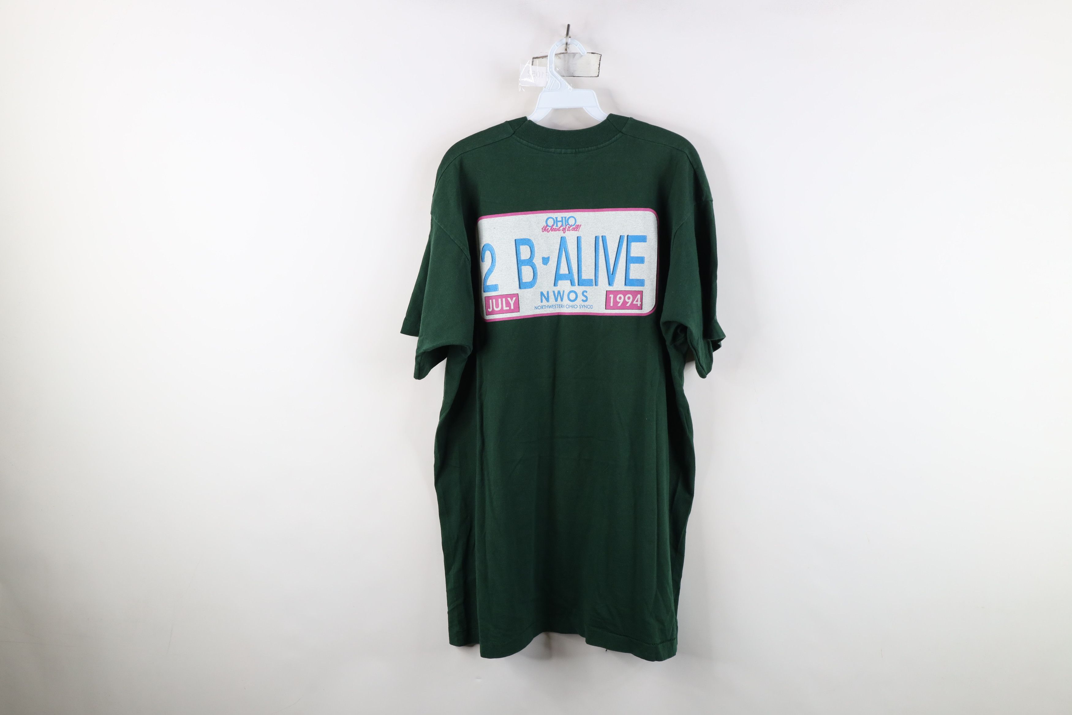Vintage Vintage 90s Christianity Jesus Short Sleeve T-Shirt USA Size US XL / EU 56 / 4 - 10 Thumbnail