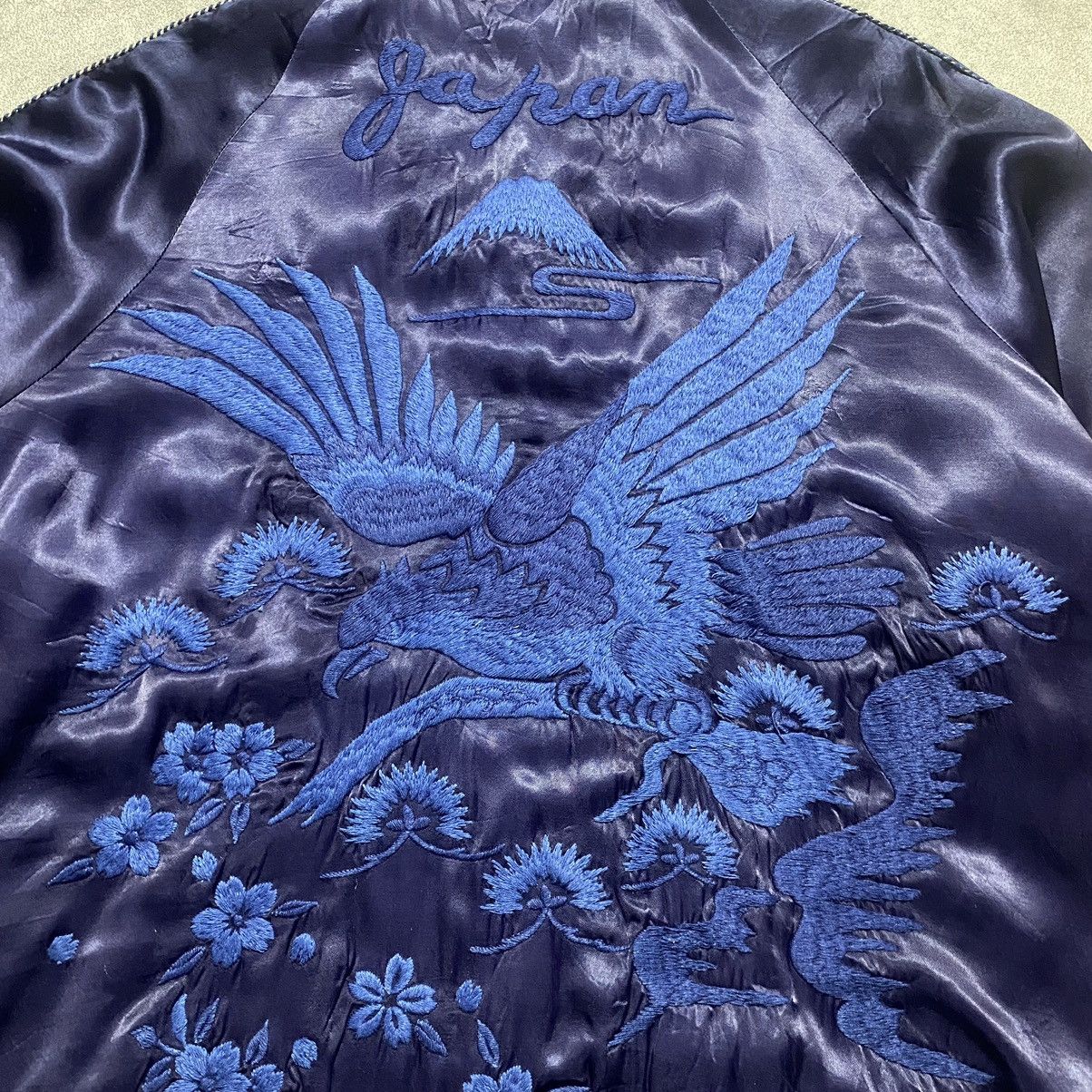 Blue Blue Japan 2000's Blue Blue Japan Embroid Sukajan - Pure Indigo Size US M / EU 48-50 / 2 - 4 Thumbnail